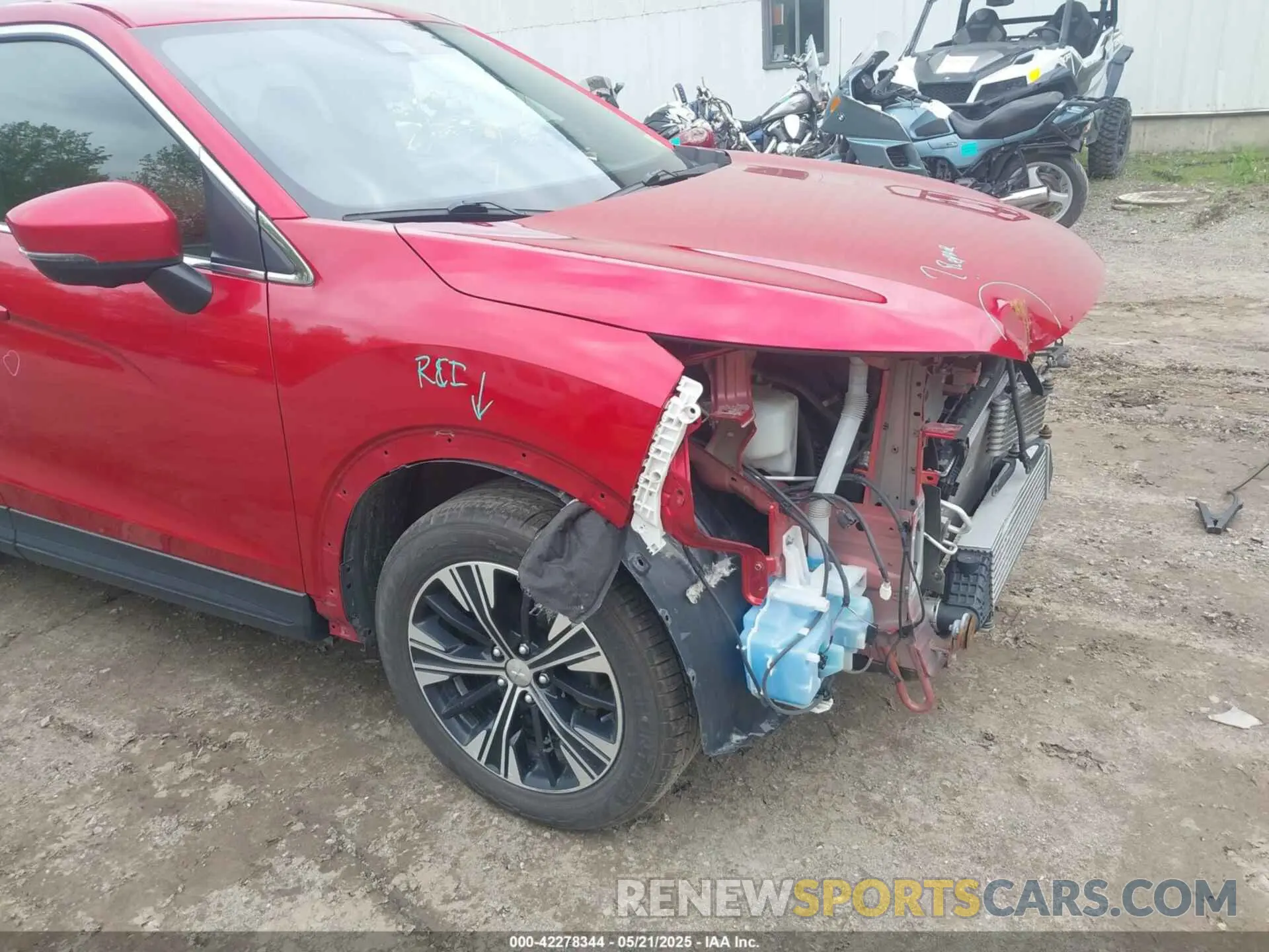 22 Фотография поврежденного автомобиля JA4ATWAA8NZ000931 MITSUBISHI ECLIPSE CROSS 2022