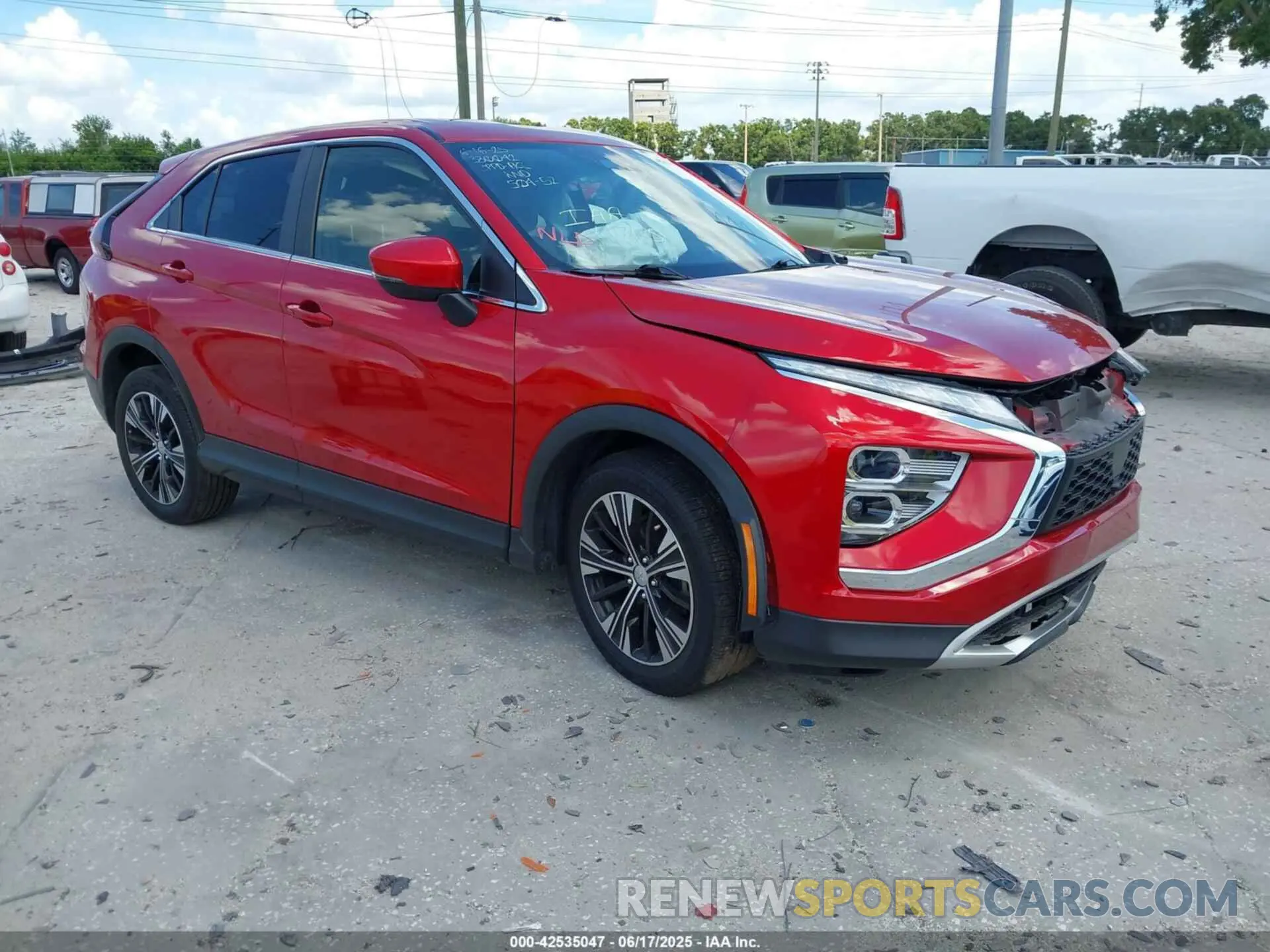 1 Фотография поврежденного автомобиля JA4ATWAA9NZ004907 MITSUBISHI ECLIPSE CROSS 2022