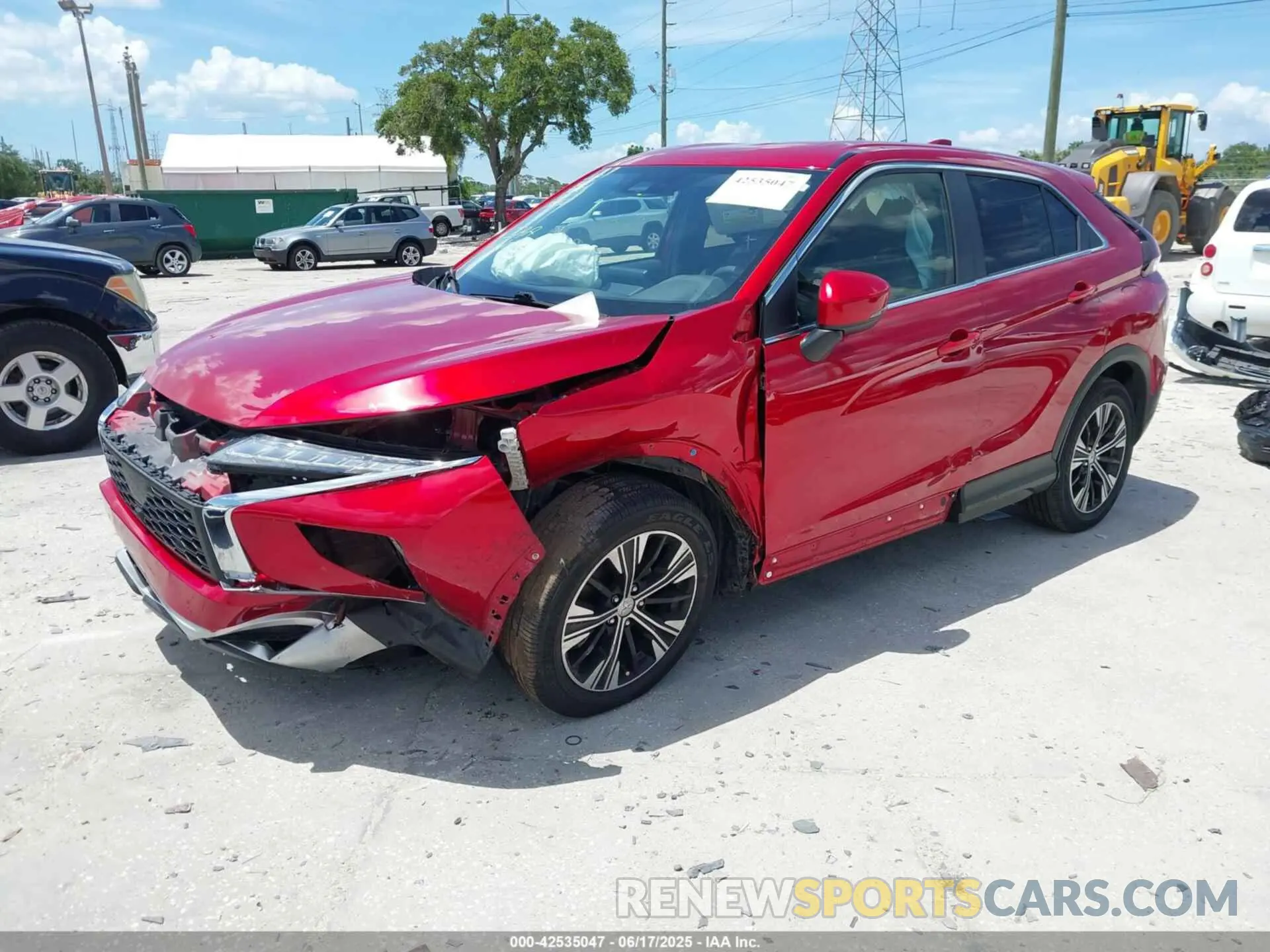 2 Фотография поврежденного автомобиля JA4ATWAA9NZ004907 MITSUBISHI ECLIPSE CROSS 2022