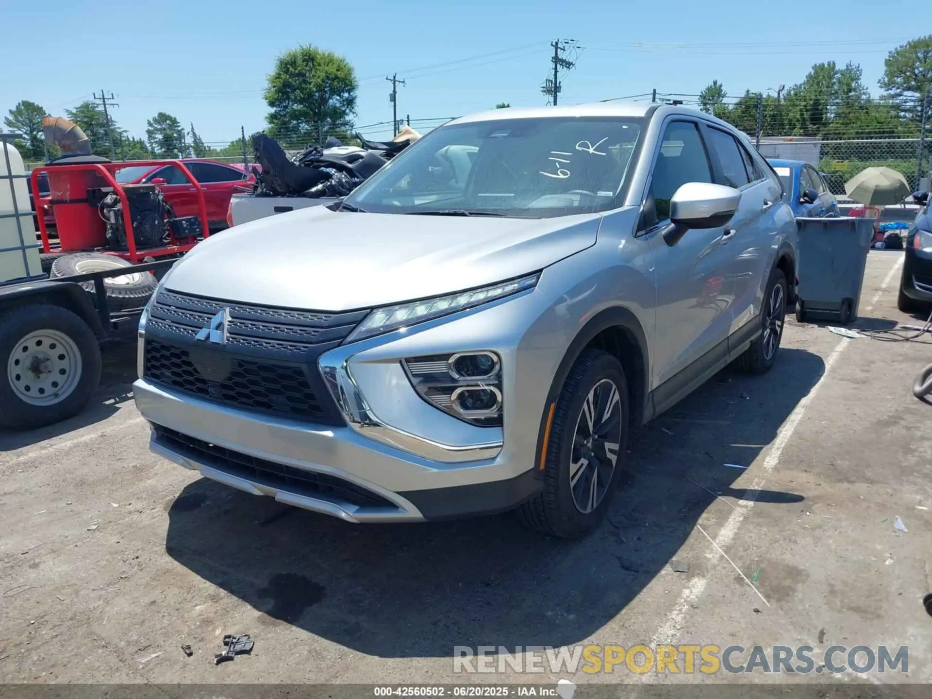 2 Photograph of a damaged car JA4ATWAA1RZ068350 MITSUBISHI ECLIPSE CROSS 2024