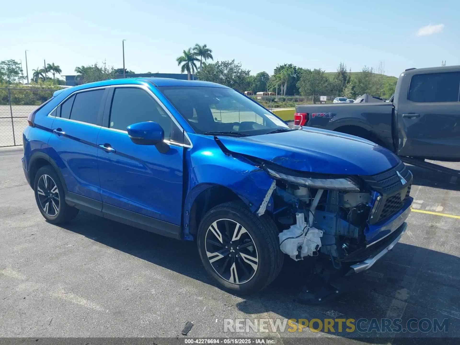 1 Photograph of a damaged car JA4ATWAA5RZ043290 MITSUBISHI ECLIPSE CROSS 2024