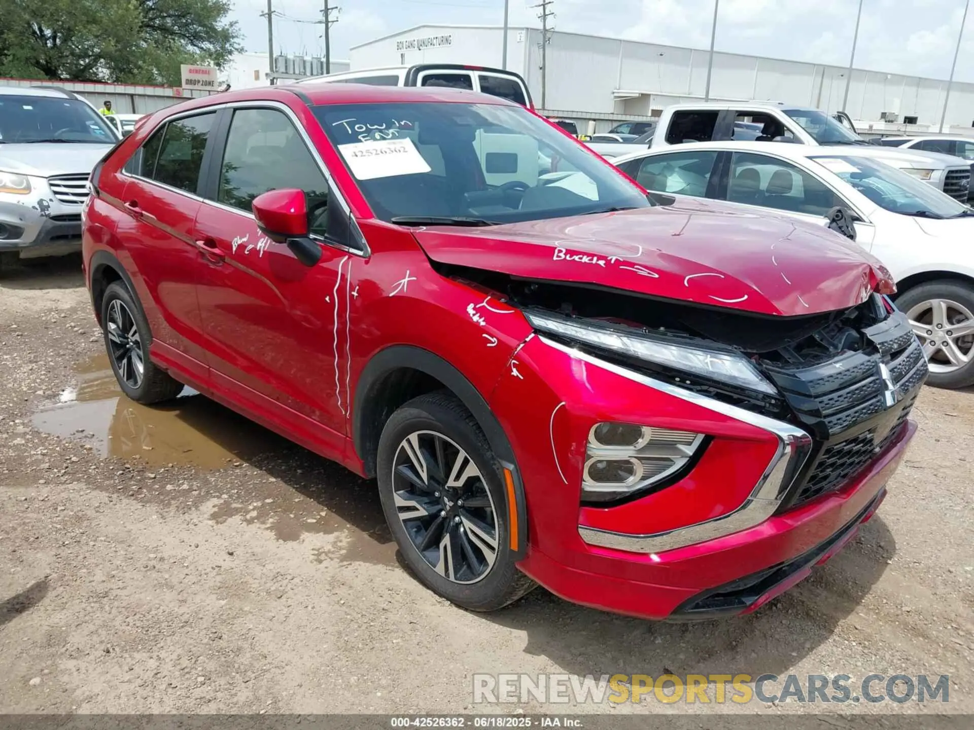 1 Photograph of a damaged car JA4ATWAA6RZ075262 MITSUBISHI ECLIPSE CROSS 2024