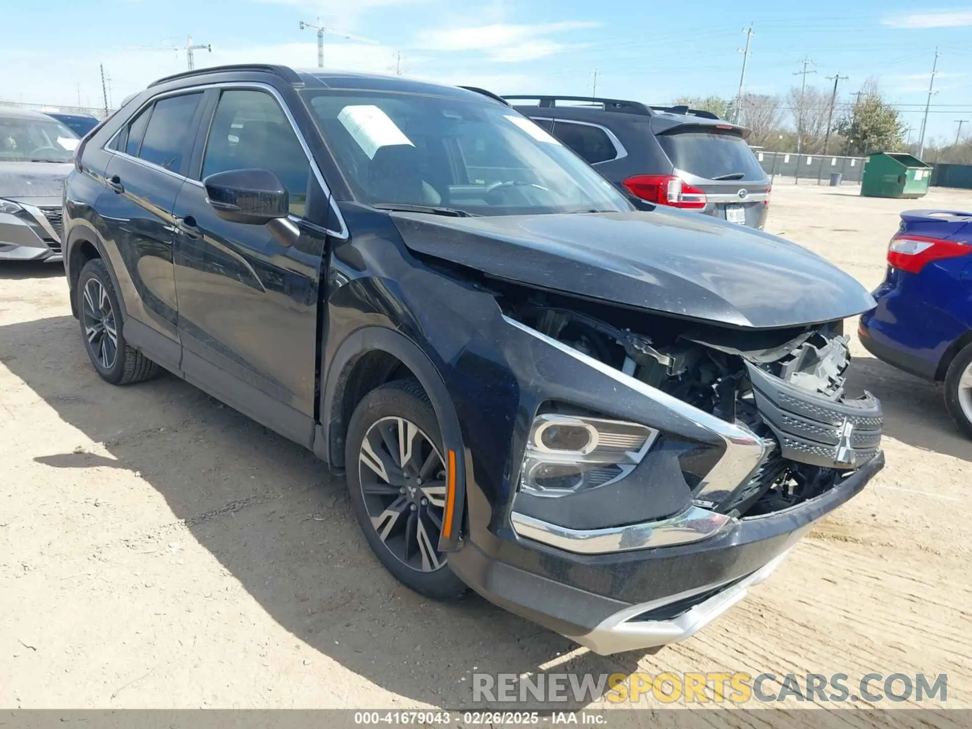 1 Photograph of a damaged car JA4ATWAA7RZ000666 MITSUBISHI ECLIPSE CROSS 2024