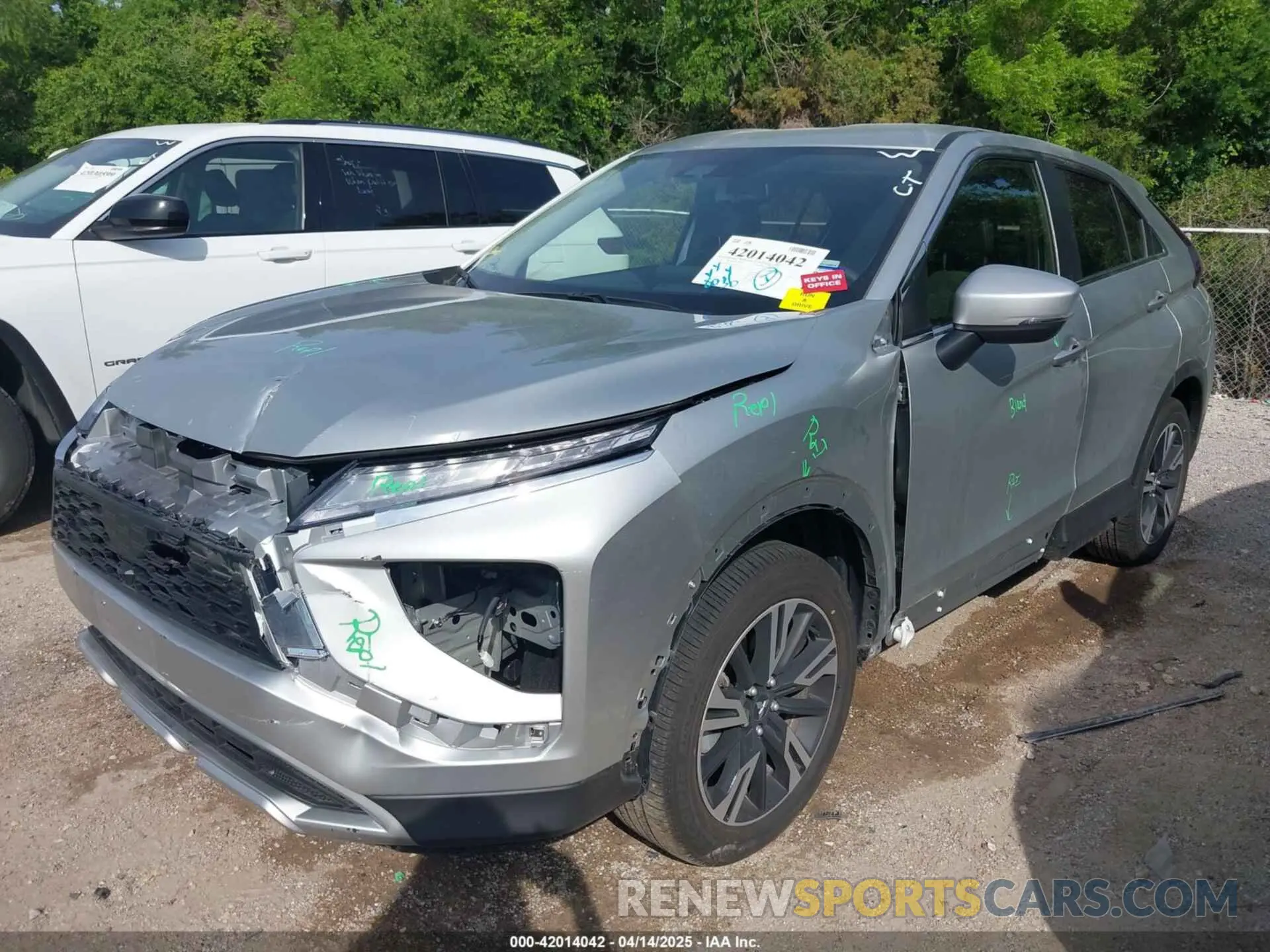 2 Photograph of a damaged car JA4ATWAA9SZ012842 MITSUBISHI ECLIPSE CROSS 2025