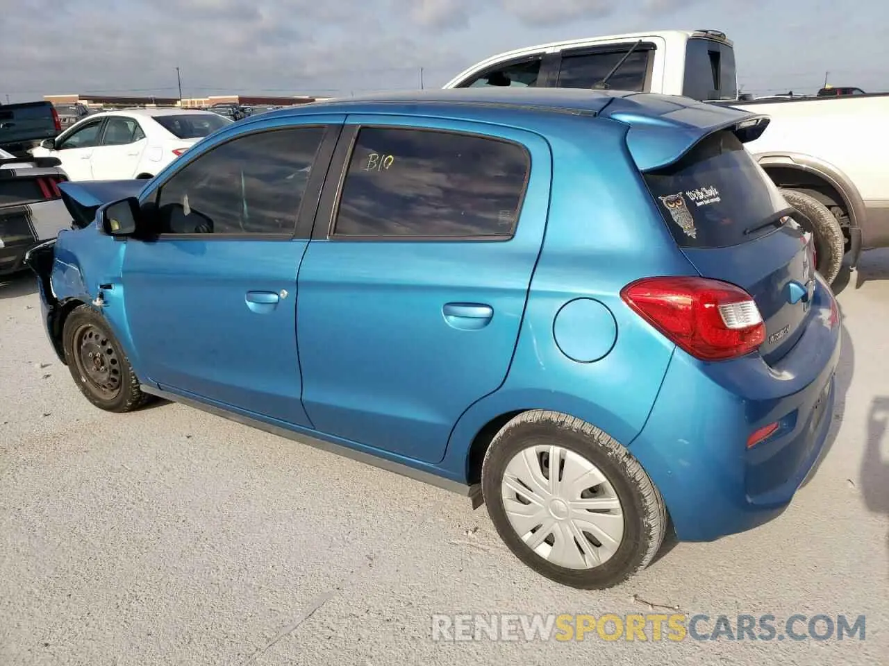 2 Photograph of a damaged car ML32A3HJ0KH001788 MITSUBISHI MIRAGE 2019
