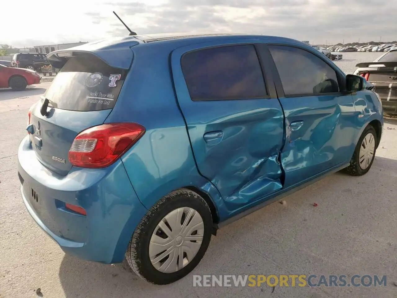 3 Photograph of a damaged car ML32A3HJ0KH001788 MITSUBISHI MIRAGE 2019