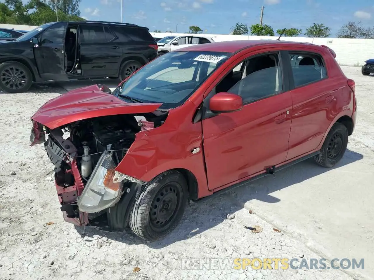 1 Photograph of a damaged car ML32A3HJ0KH006540 MITSUBISHI MIRAGE 2019