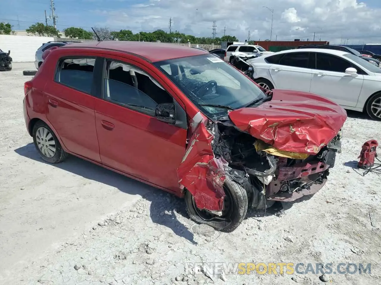 4 Photograph of a damaged car ML32A3HJ0KH006540 MITSUBISHI MIRAGE 2019