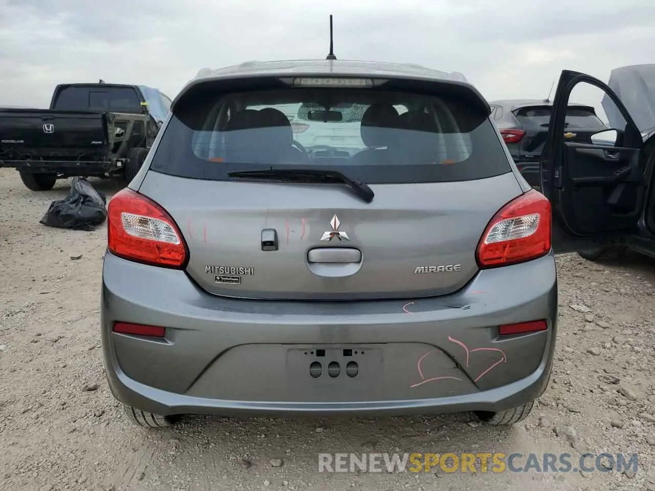 6 Фотография поврежденного автомобиля ML32A3HJ0KH010488 MITSUBISHI MIRAGE 2019
