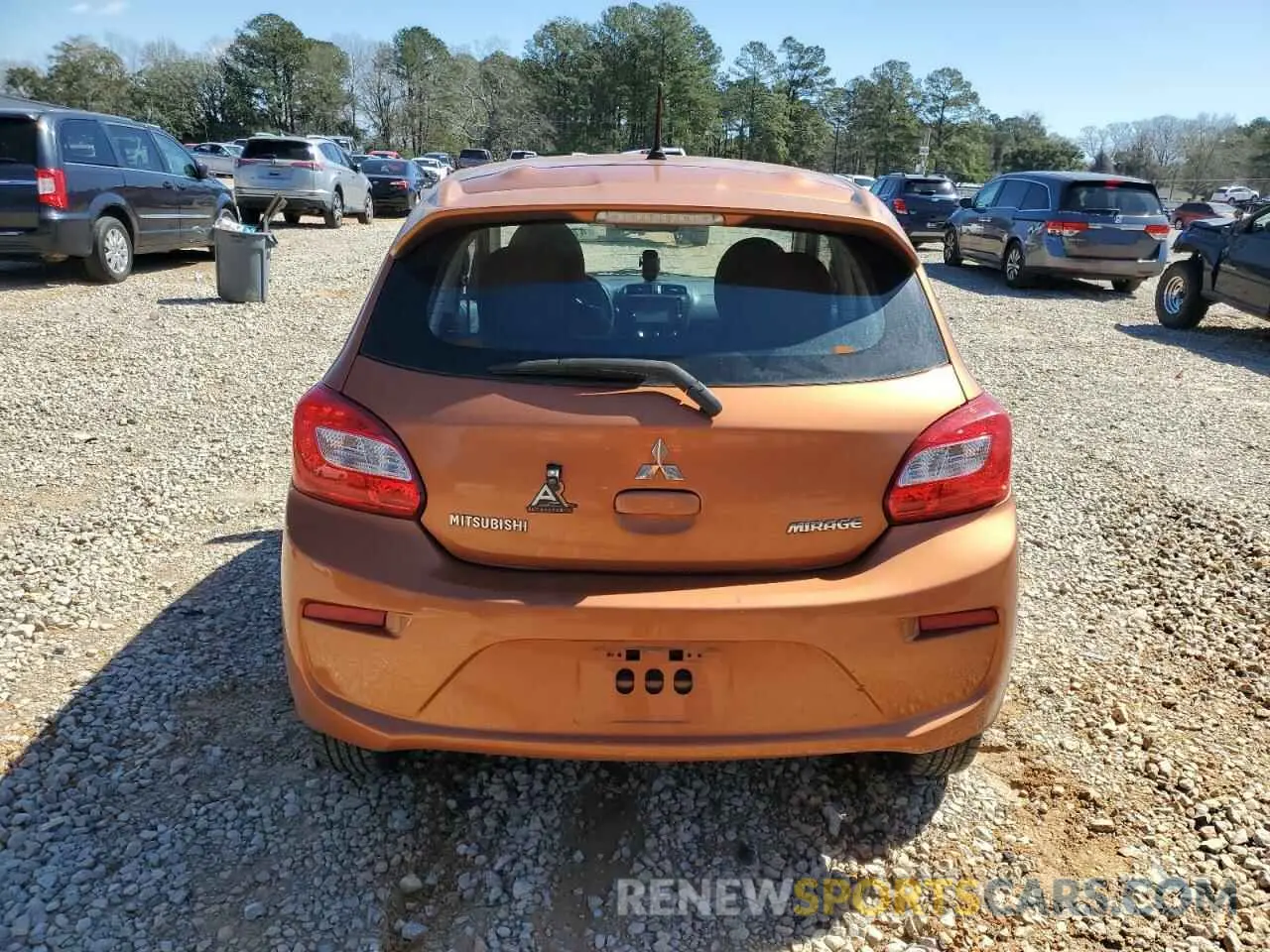 6 Фотография поврежденного автомобиля ML32A3HJ1KH003811 MITSUBISHI MIRAGE 2019