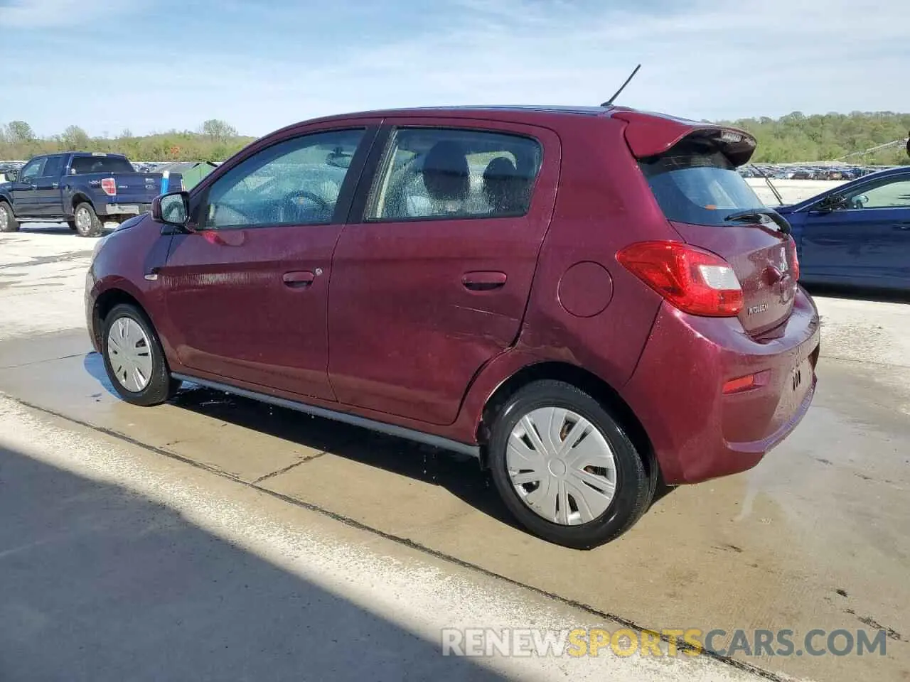 2 Фотография поврежденного автомобиля ML32A3HJ1KH004957 MITSUBISHI MIRAGE 2019