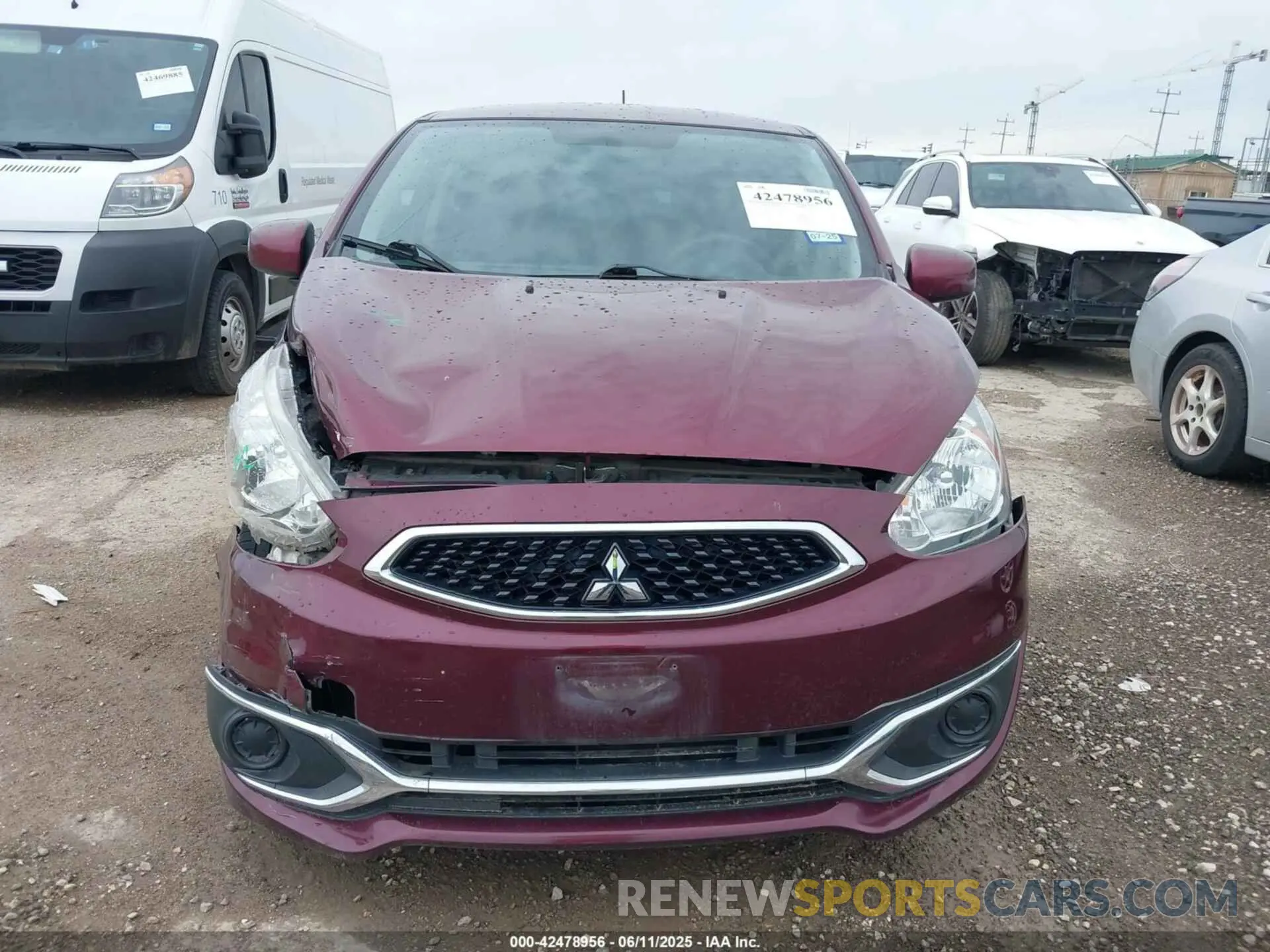 6 Photograph of a damaged car ML32A3HJ1KH014517 MITSUBISHI MIRAGE 2019