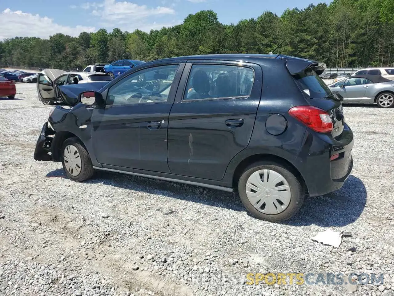 2 Photograph of a damaged car ML32A3HJ1KH015196 MITSUBISHI MIRAGE 2019