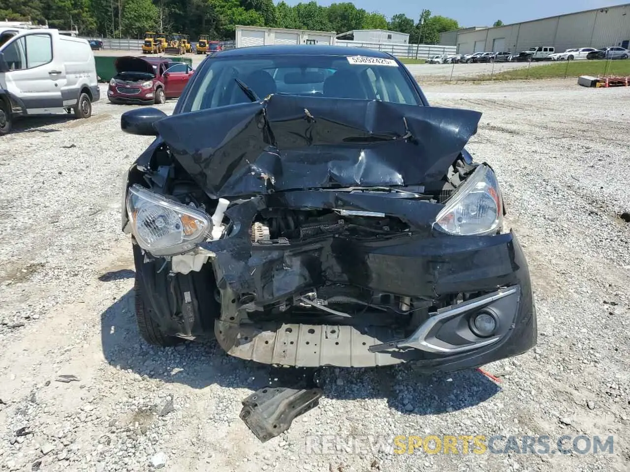 5 Photograph of a damaged car ML32A3HJ1KH015196 MITSUBISHI MIRAGE 2019