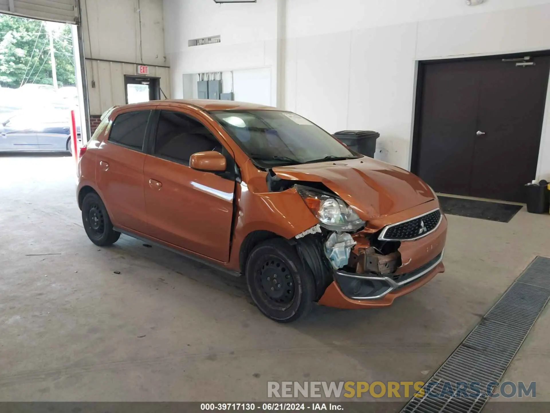 1 Фотография поврежденного автомобиля ML32A3HJ1KH015568 MITSUBISHI MIRAGE 2019