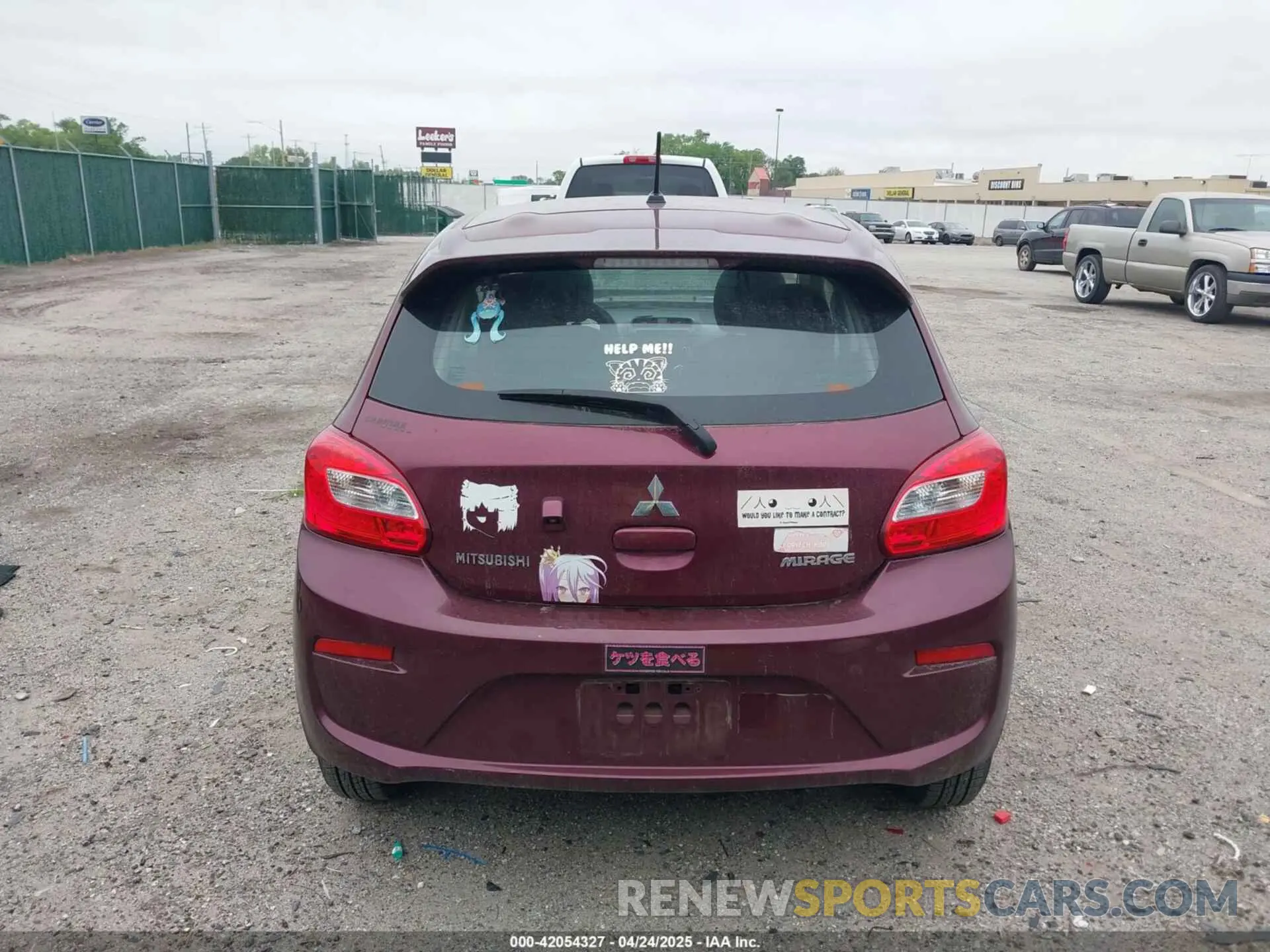 17 Photograph of a damaged car ML32A3HJ1KH016591 MITSUBISHI MIRAGE 2019