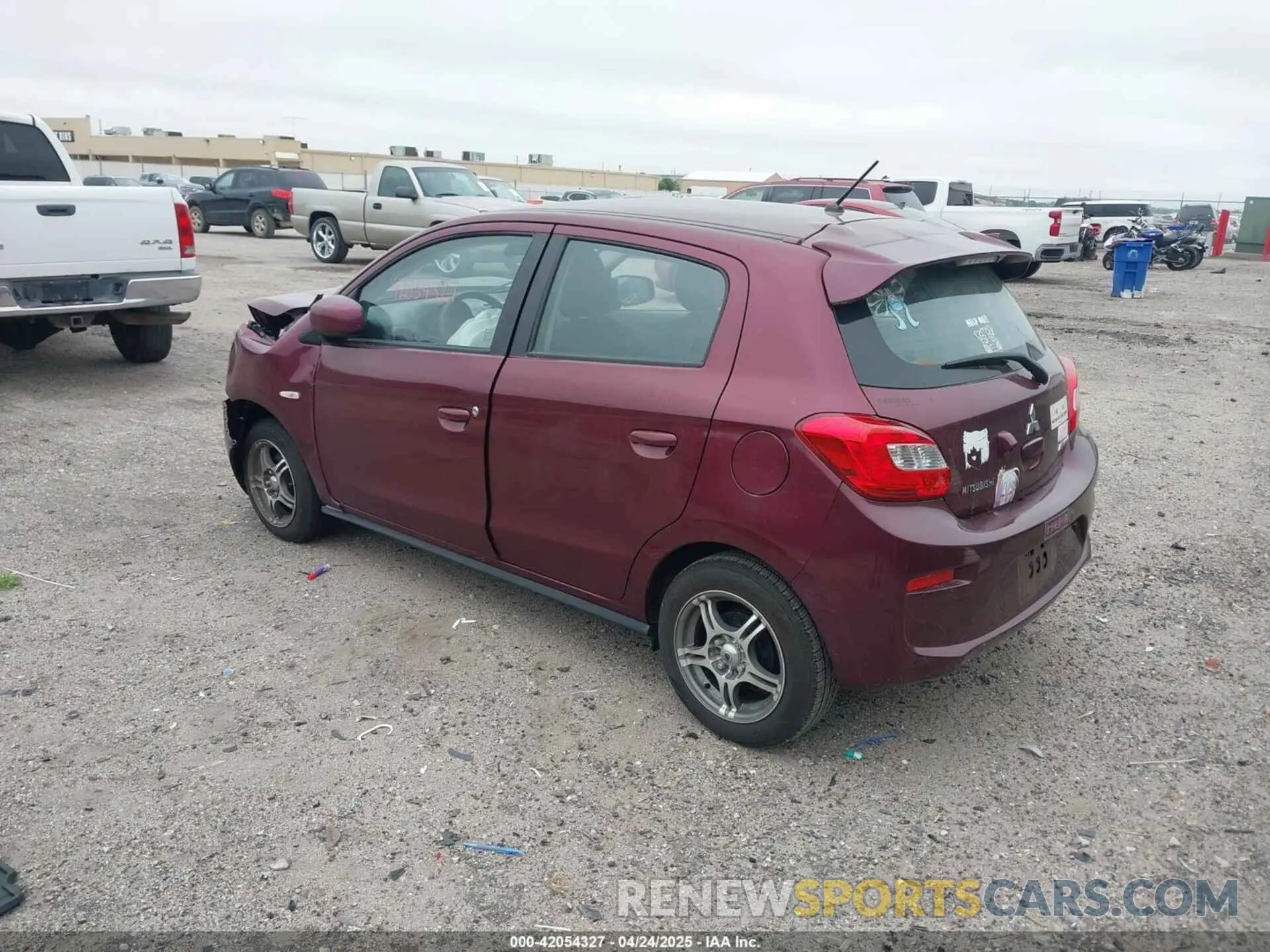 3 Photograph of a damaged car ML32A3HJ1KH016591 MITSUBISHI MIRAGE 2019