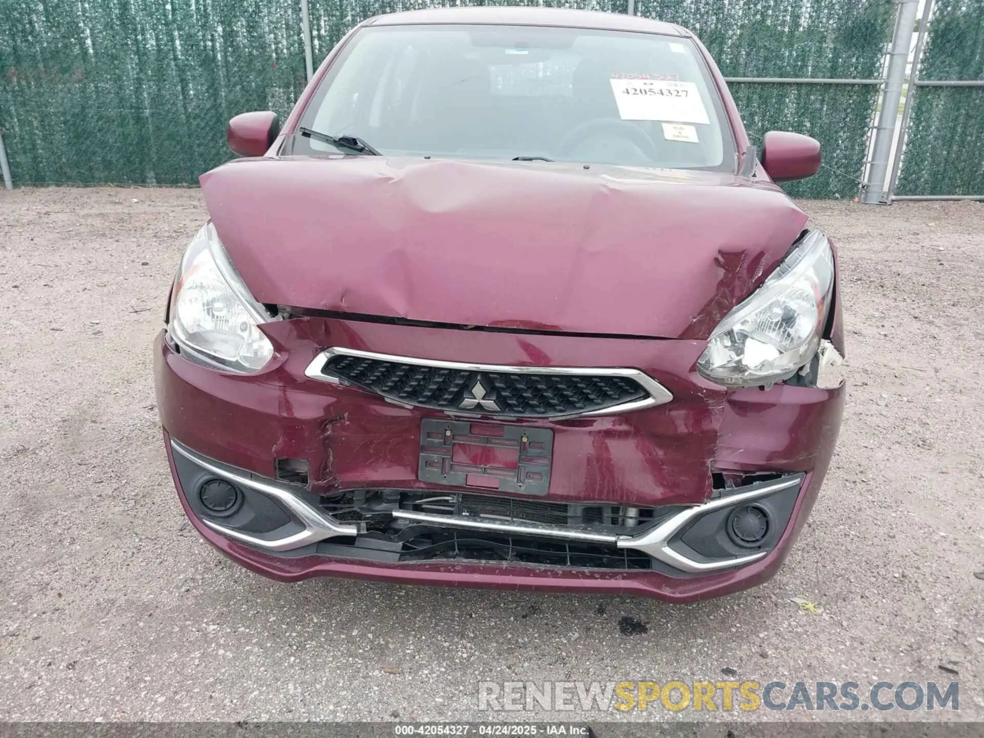 6 Photograph of a damaged car ML32A3HJ1KH016591 MITSUBISHI MIRAGE 2019