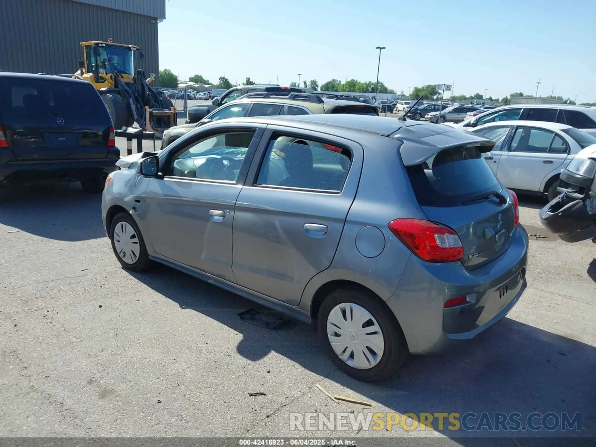 3 Photograph of a damaged car ML32A3HJ2KH005938 MITSUBISHI MIRAGE 2019