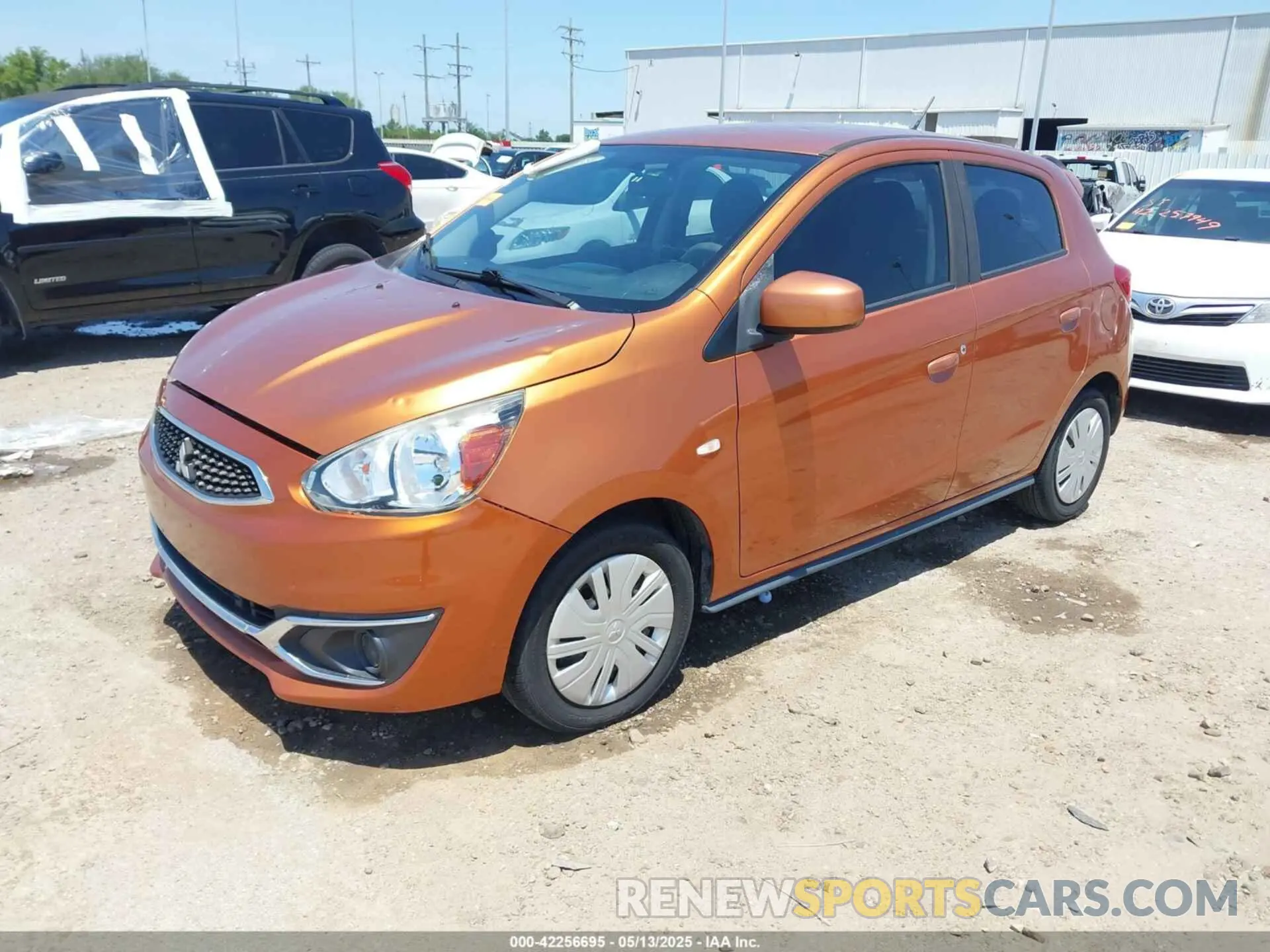2 Фотография поврежденного автомобиля ML32A3HJ3KH000859 MITSUBISHI MIRAGE 2019