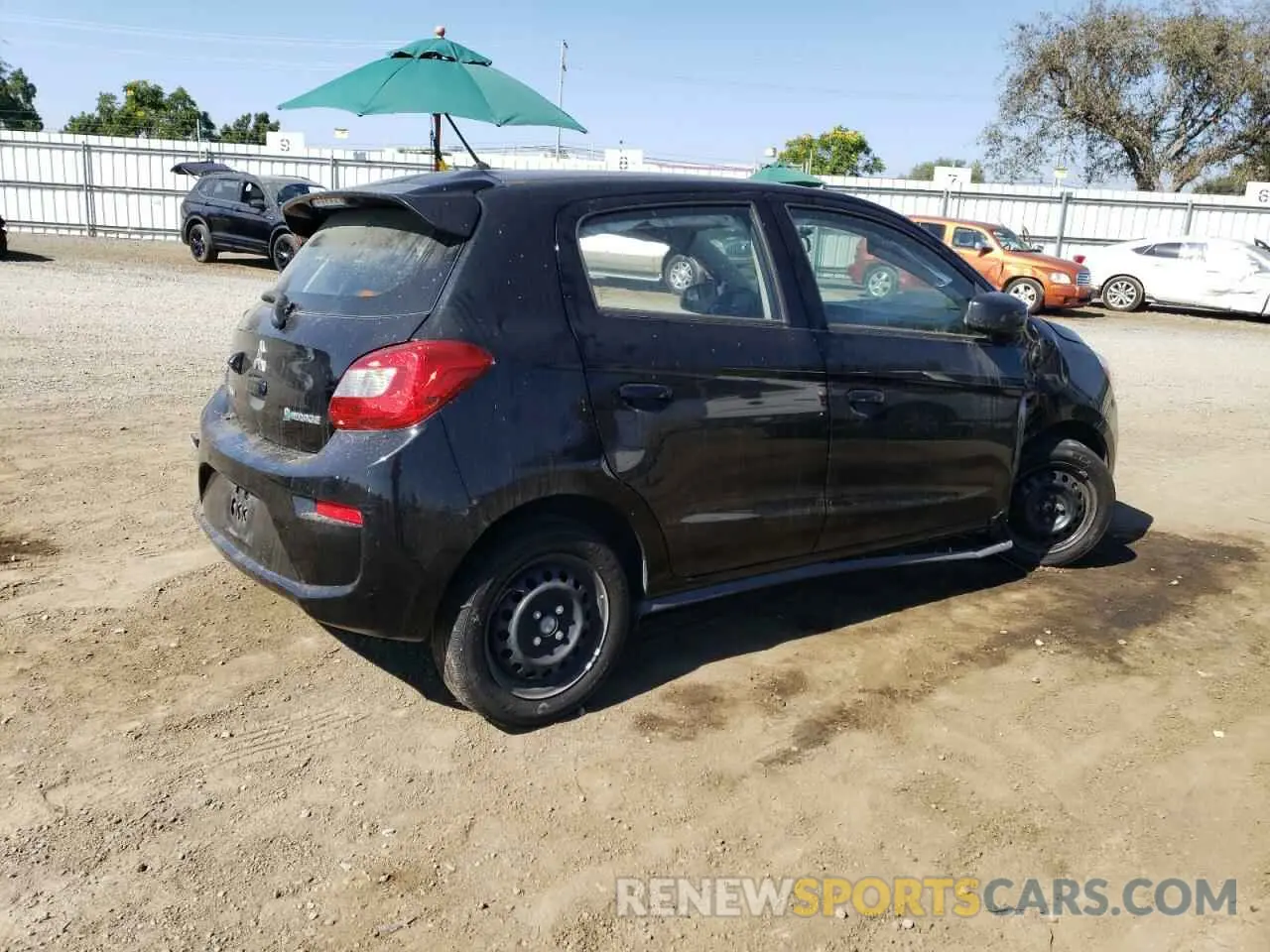 3 Photograph of a damaged car ML32A3HJ3KH001882 MITSUBISHI MIRAGE 2019