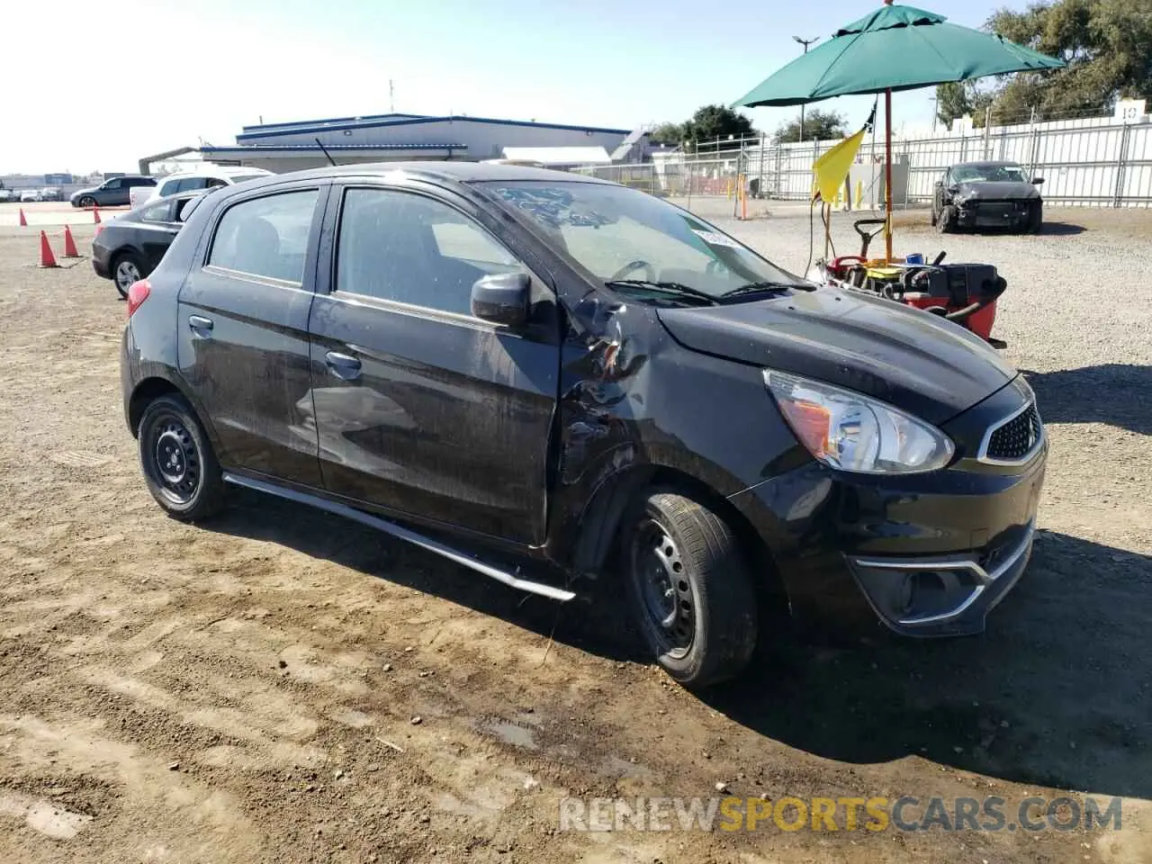 4 Photograph of a damaged car ML32A3HJ3KH001882 MITSUBISHI MIRAGE 2019