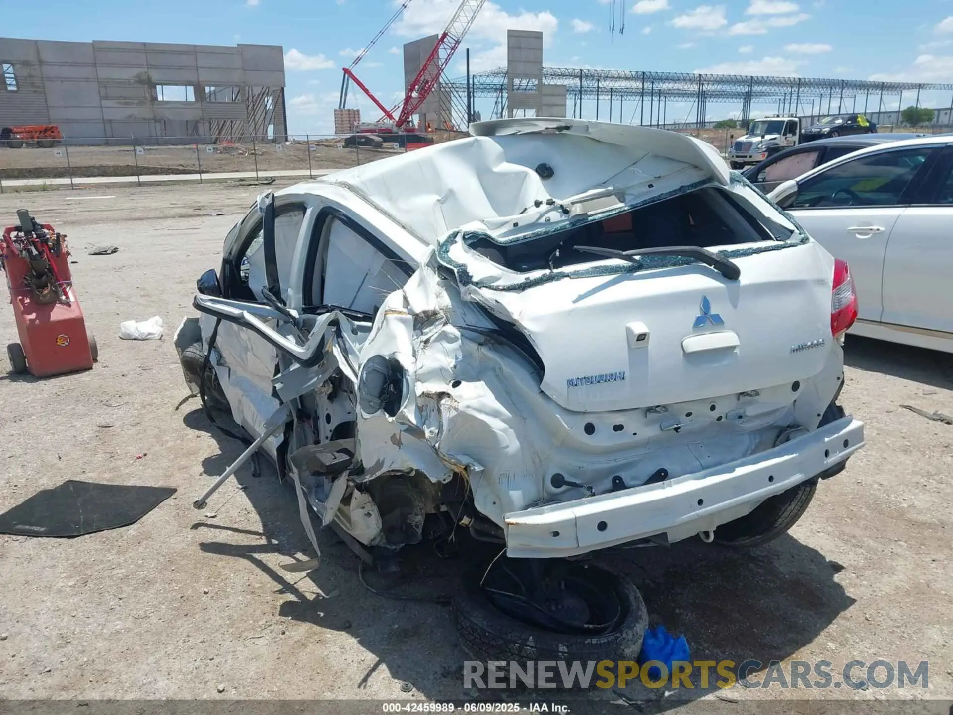 3 Photograph of a damaged car ML32A3HJ4KH001437 MITSUBISHI MIRAGE 2019