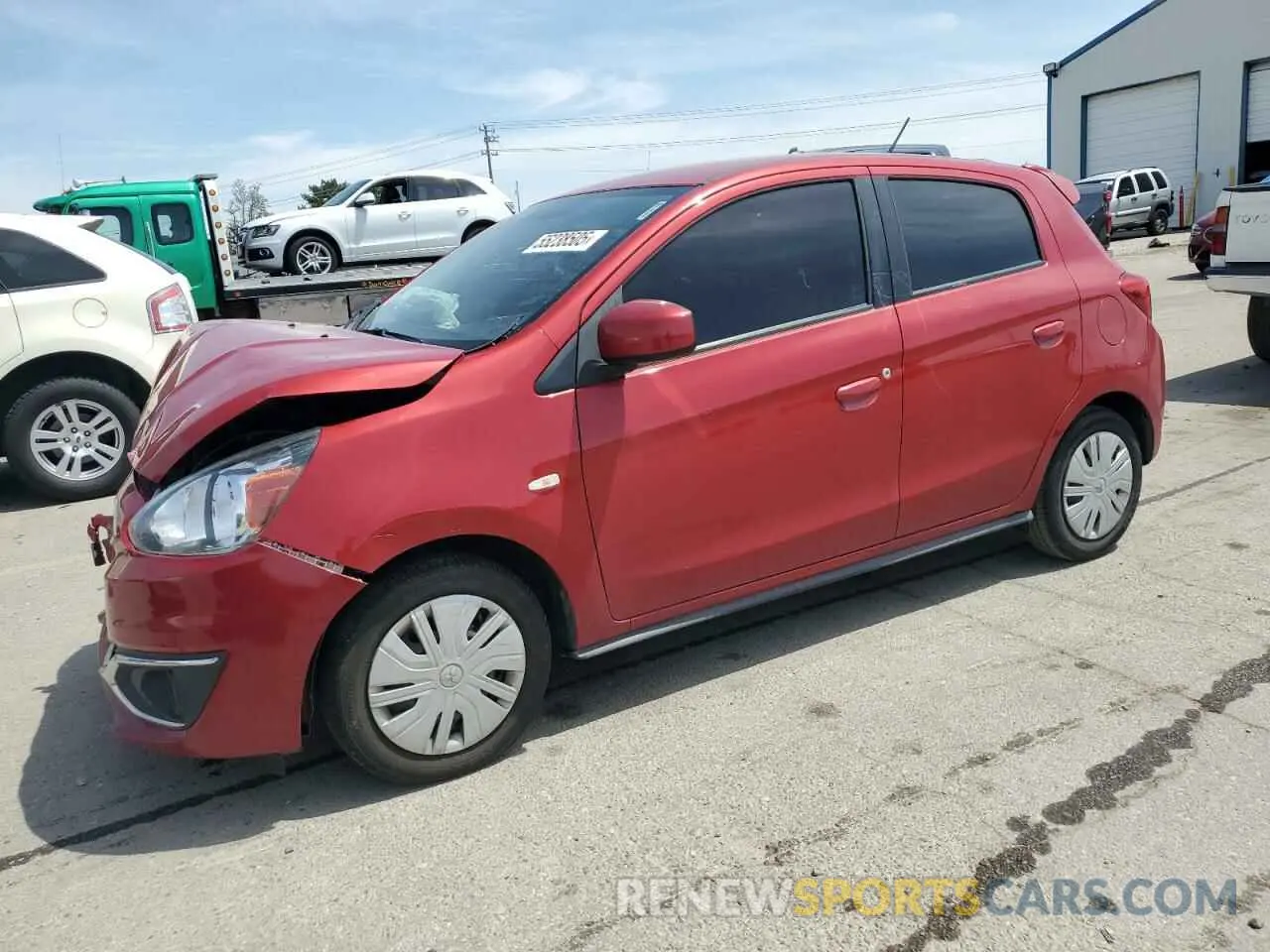 1 Photograph of a damaged car ML32A3HJ4KH004127 MITSUBISHI MIRAGE 2019