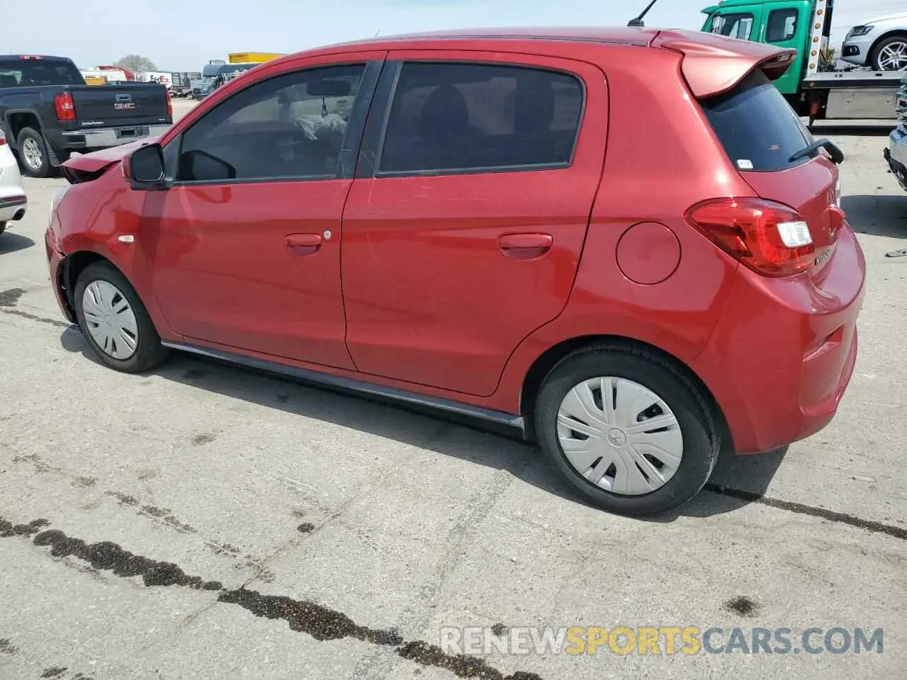 2 Photograph of a damaged car ML32A3HJ4KH004127 MITSUBISHI MIRAGE 2019