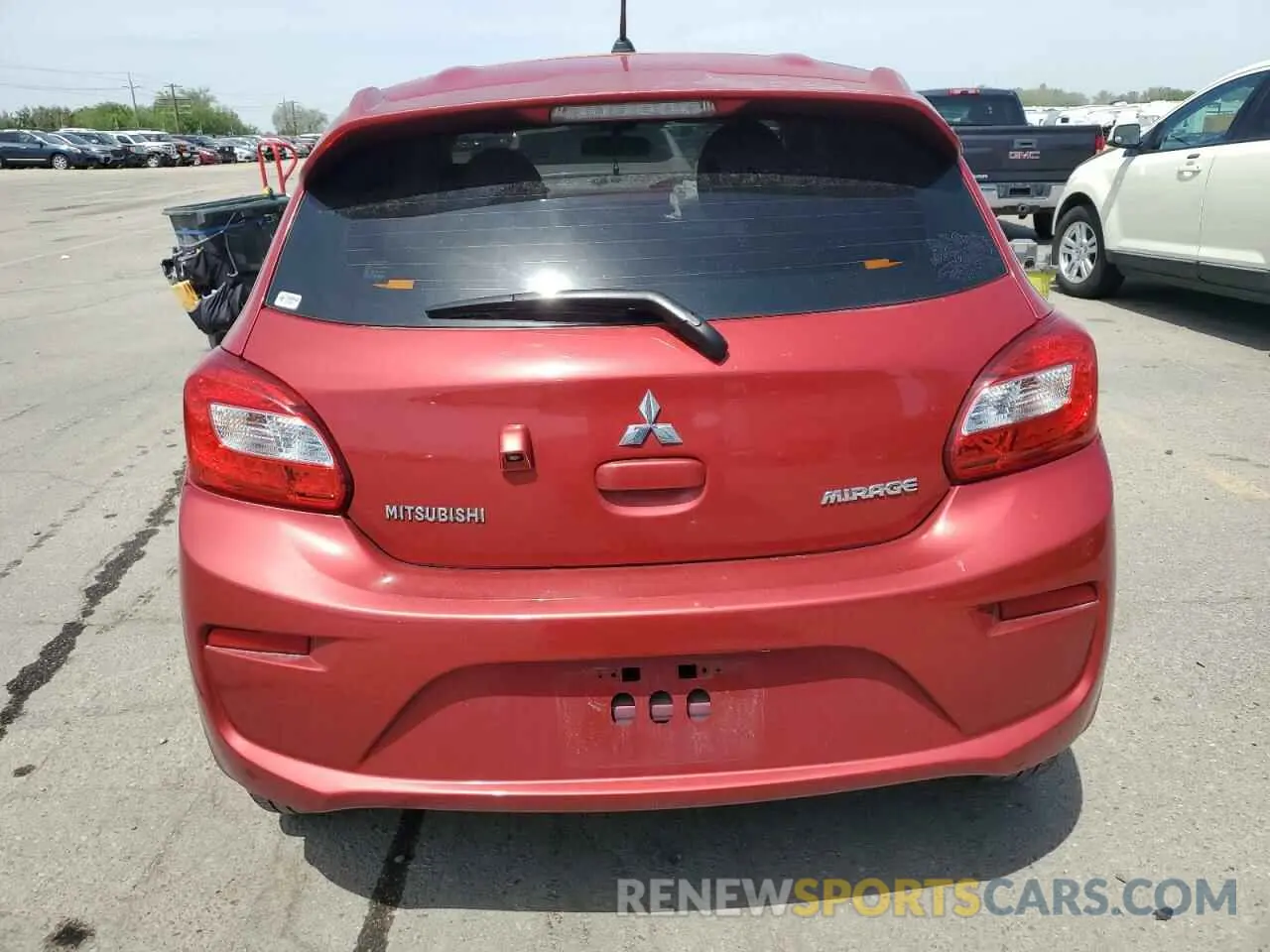 6 Photograph of a damaged car ML32A3HJ4KH004127 MITSUBISHI MIRAGE 2019