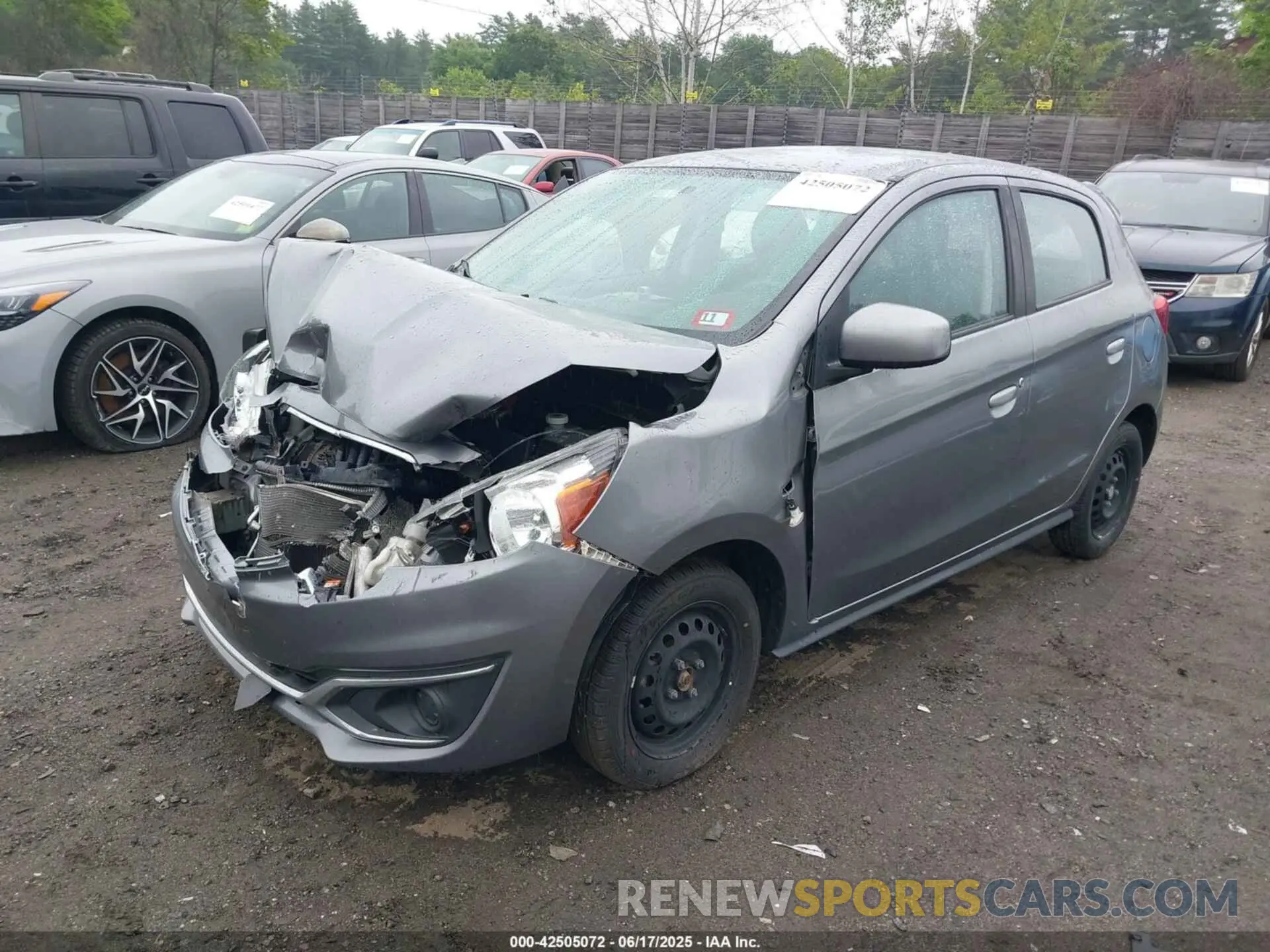 2 Фотография поврежденного автомобиля ML32A3HJ4KH005245 MITSUBISHI MIRAGE 2019