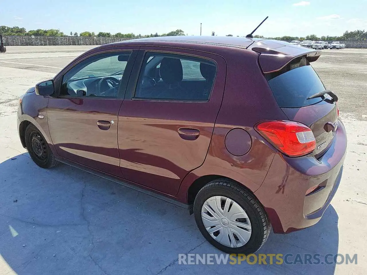2 Photograph of a damaged car ML32A3HJ4KH011000 MITSUBISHI MIRAGE 2019