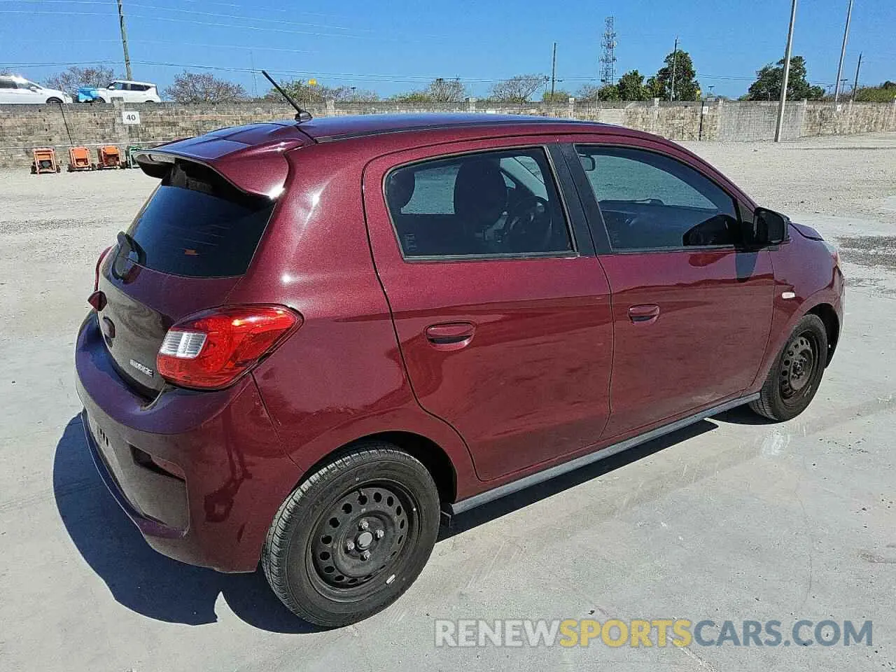 3 Photograph of a damaged car ML32A3HJ4KH011000 MITSUBISHI MIRAGE 2019