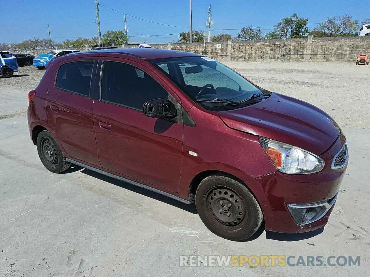 4 Photograph of a damaged car ML32A3HJ4KH011000 MITSUBISHI MIRAGE 2019