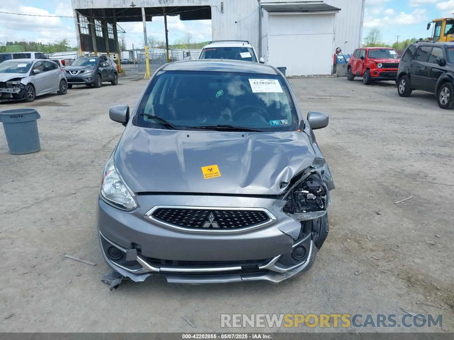 12 Photograph of a damaged car ML32A3HJ5KH000541 MITSUBISHI MIRAGE 2019
