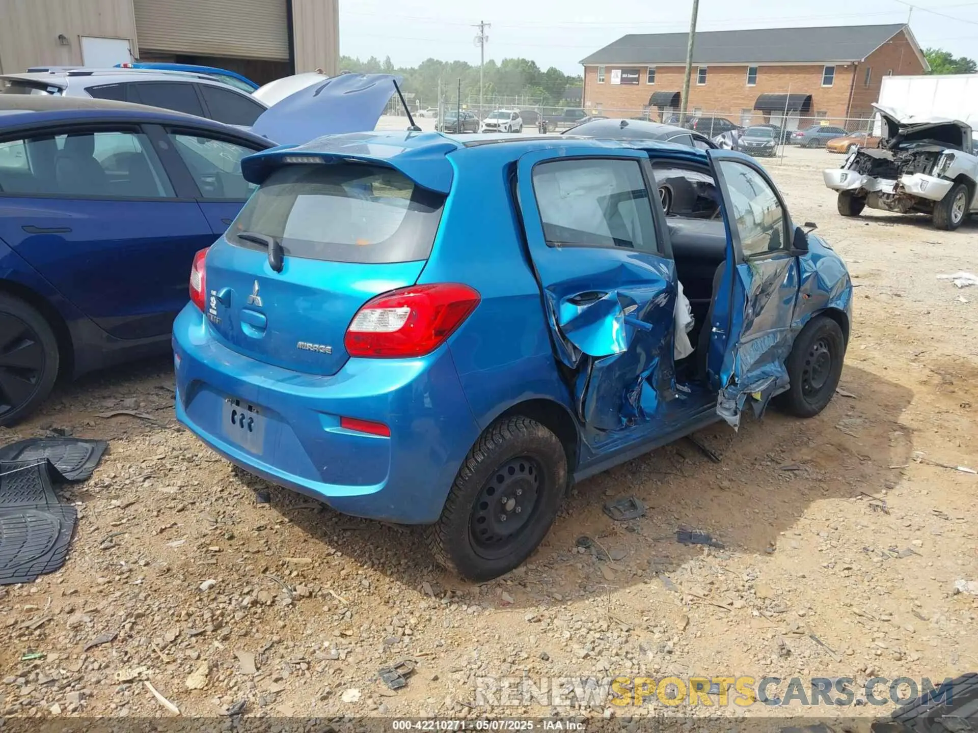 4 Фотография поврежденного автомобиля ML32A3HJ5KH012916 MITSUBISHI MIRAGE 2019