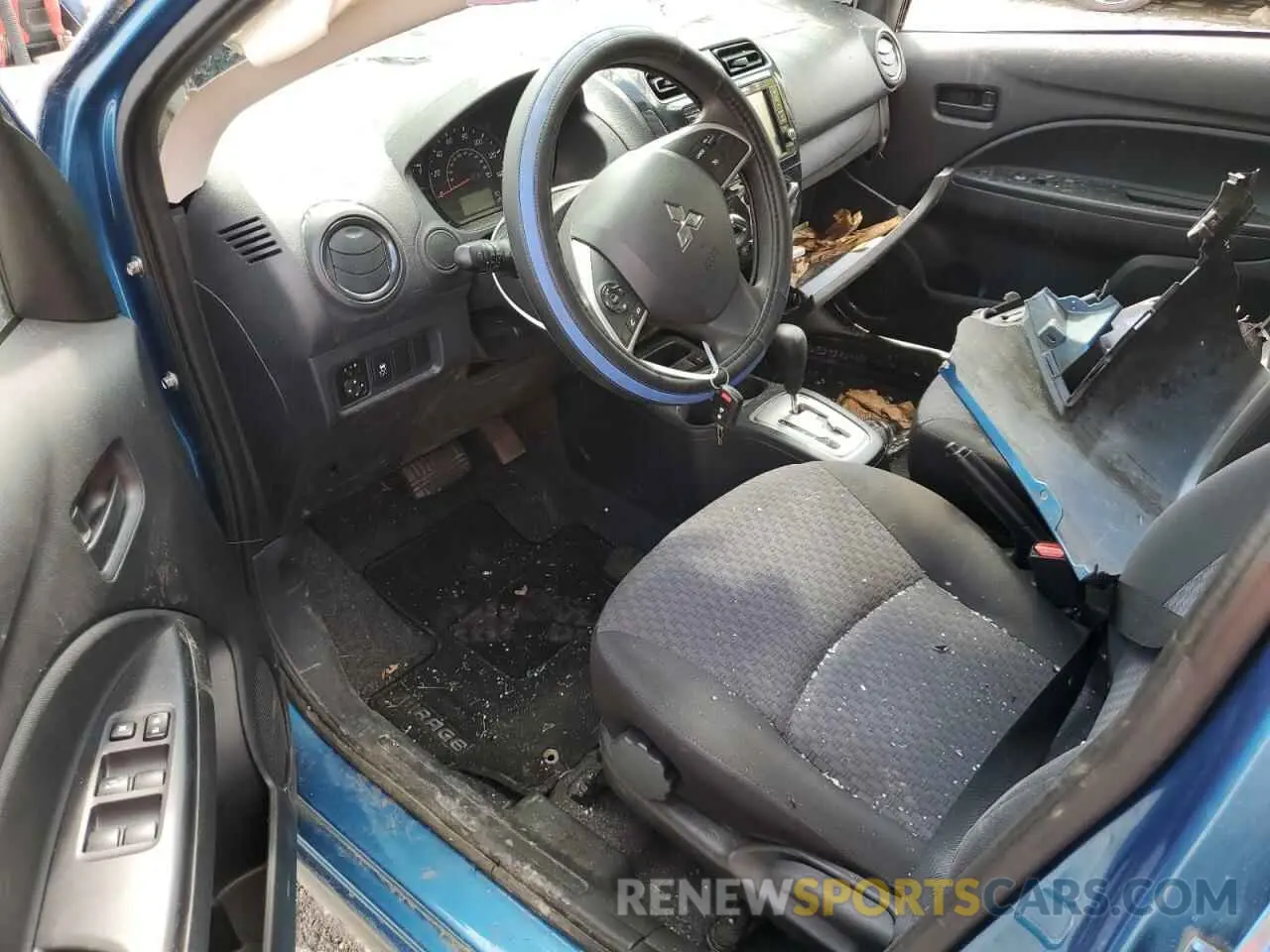 8 Photograph of a damaged car ML32A3HJ6KH009992 MITSUBISHI MIRAGE 2019