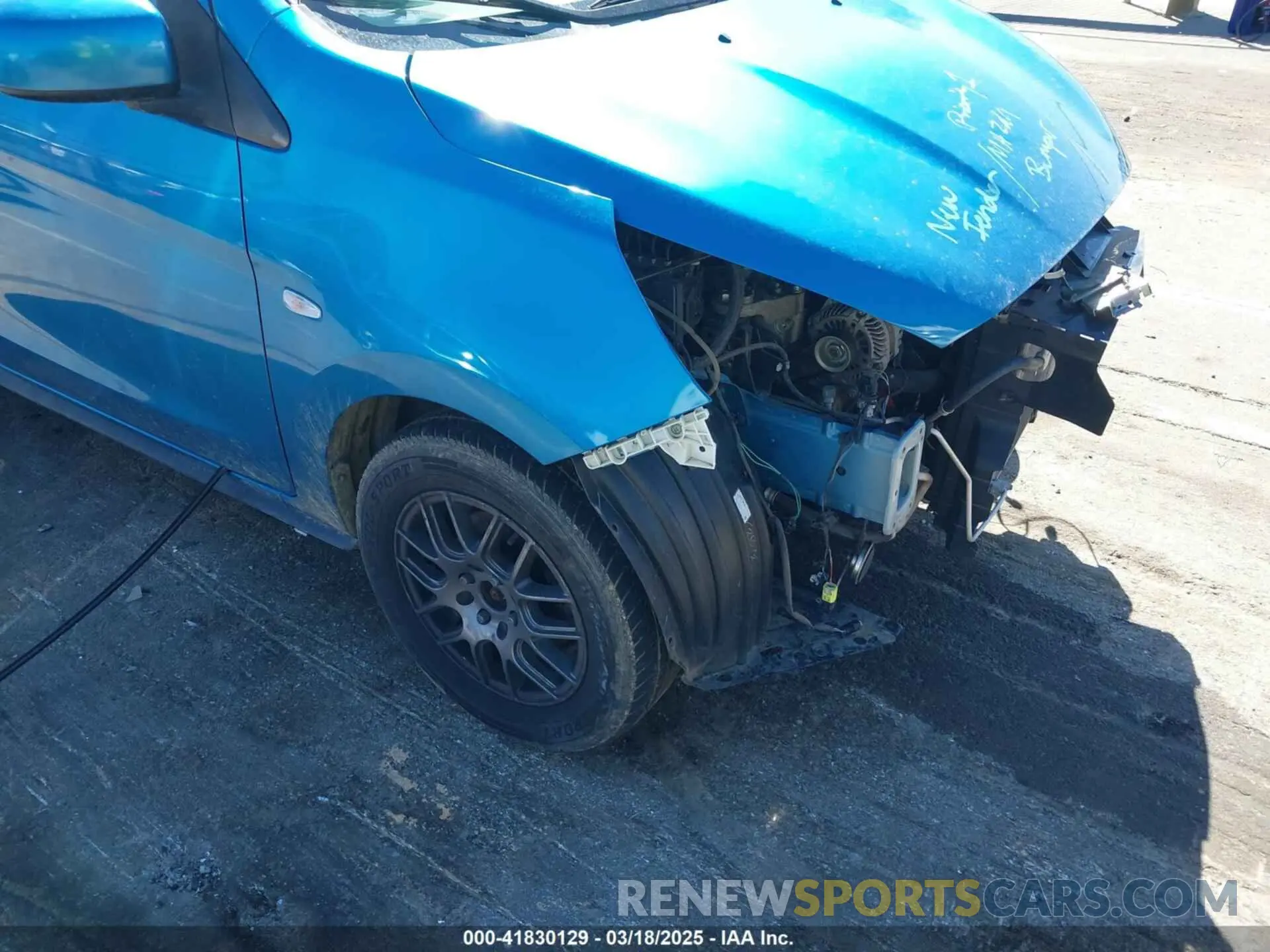 12 Photograph of a damaged car ML32A3HJ7KH003599 MITSUBISHI MIRAGE 2019