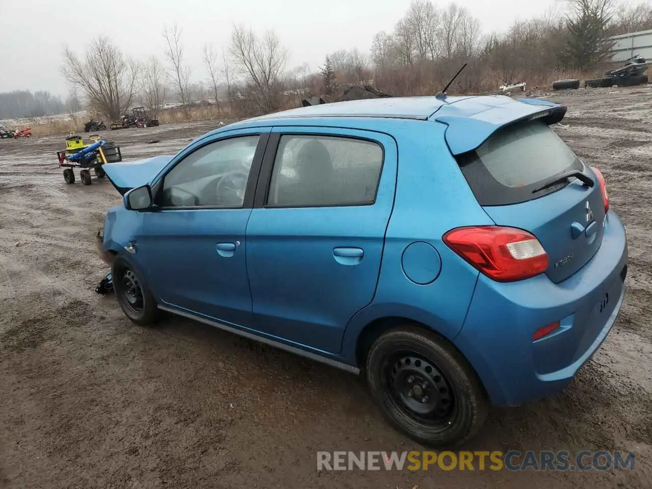 2 Фотография поврежденного автомобиля ML32A3HJ7KH005451 MITSUBISHI MIRAGE 2019