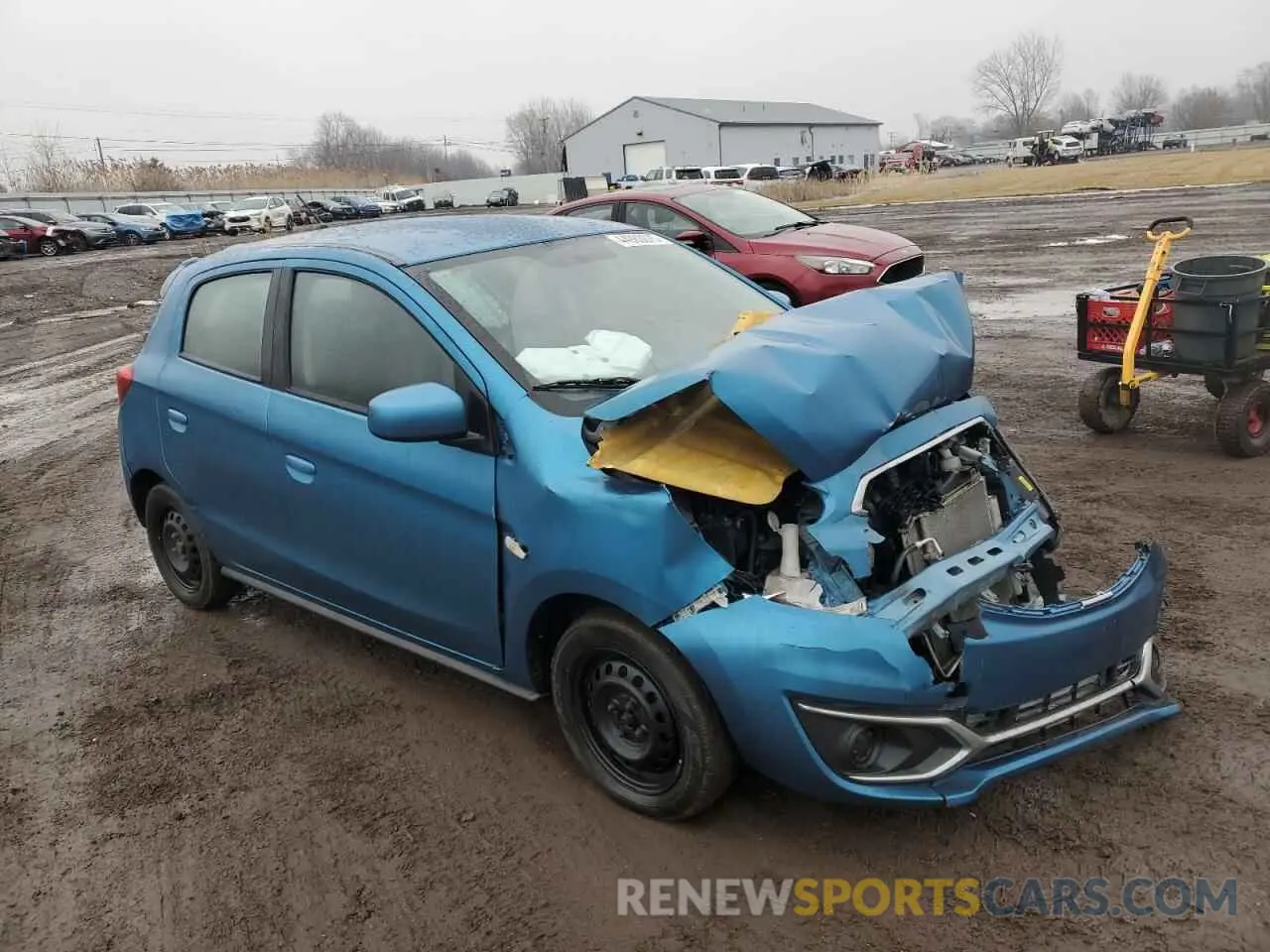4 Фотография поврежденного автомобиля ML32A3HJ7KH005451 MITSUBISHI MIRAGE 2019