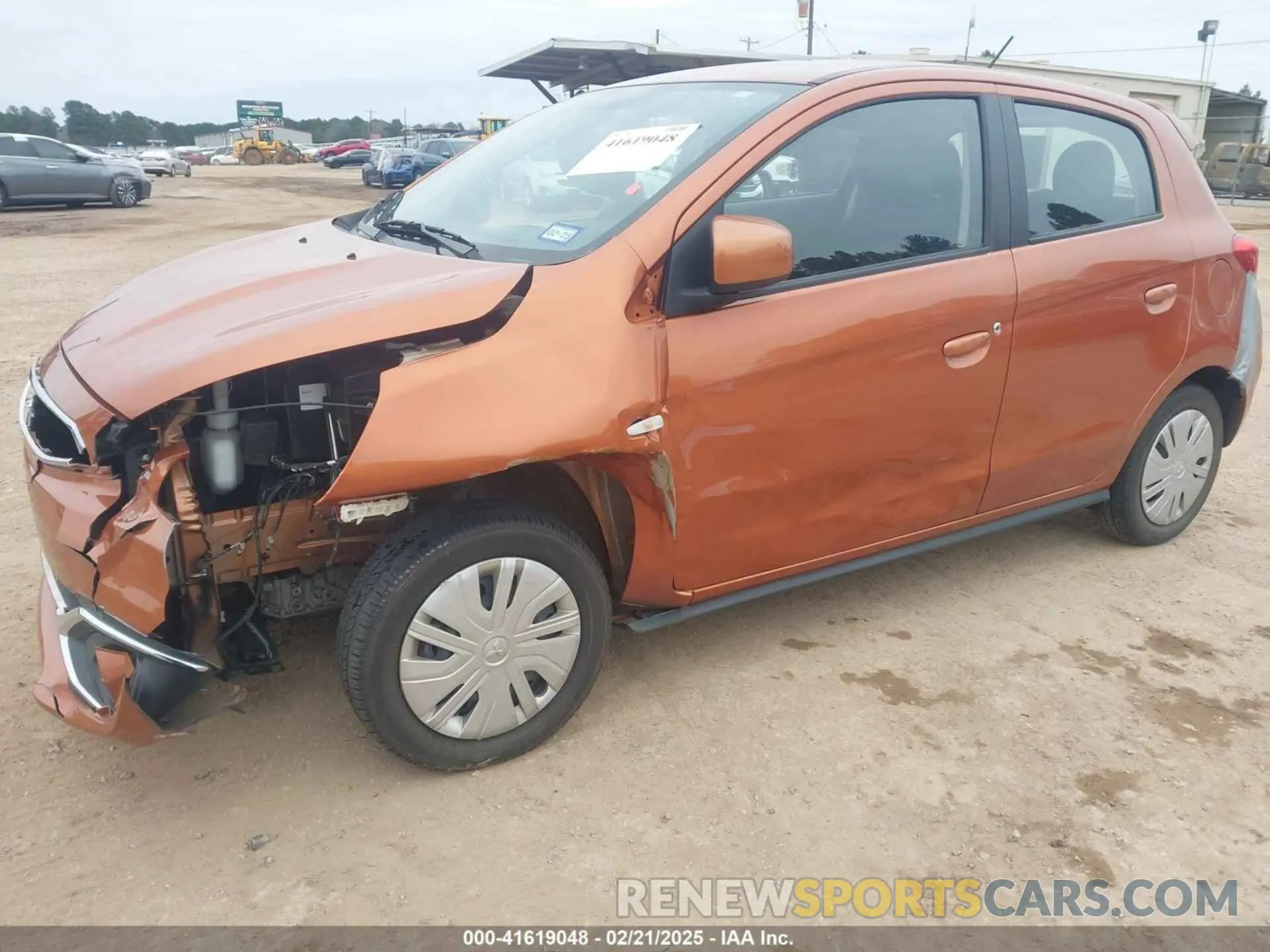 2 Photograph of a damaged car ML32A3HJ8KH000856 MITSUBISHI MIRAGE 2019