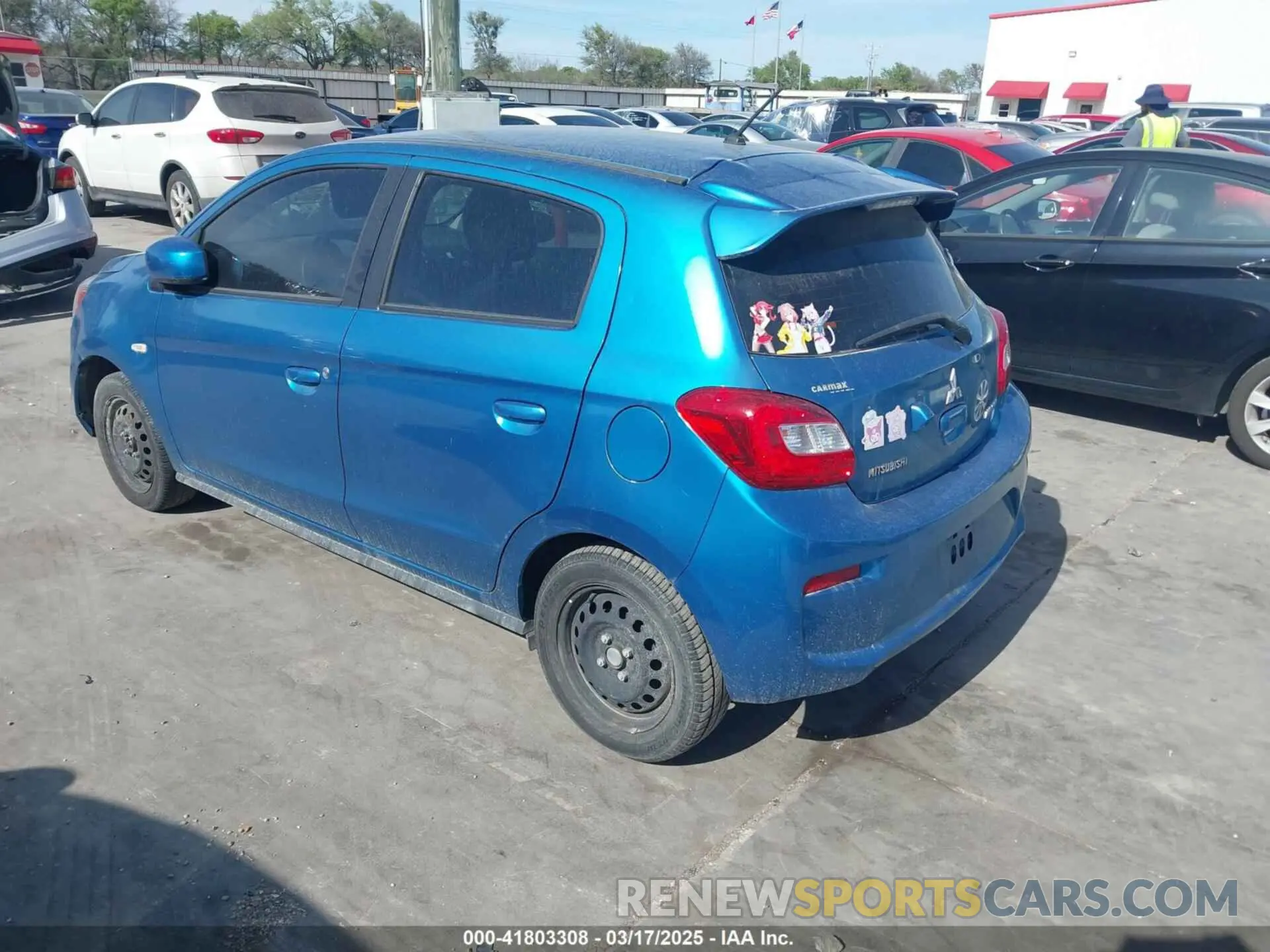 3 Фотография поврежденного автомобиля ML32A3HJ8KH007208 MITSUBISHI MIRAGE 2019