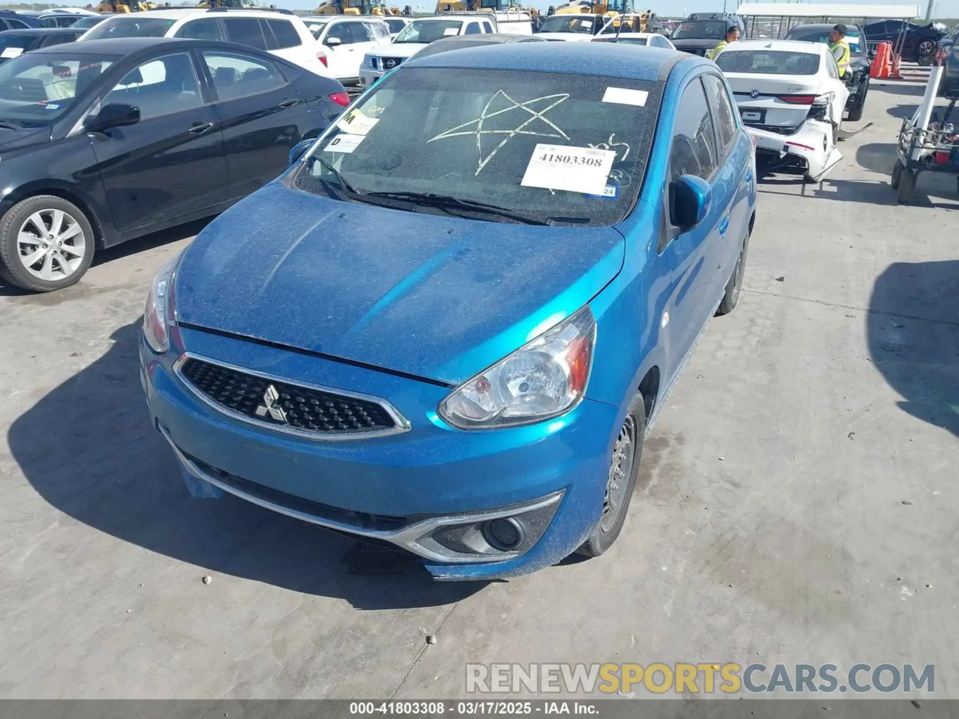 6 Фотография поврежденного автомобиля ML32A3HJ8KH007208 MITSUBISHI MIRAGE 2019