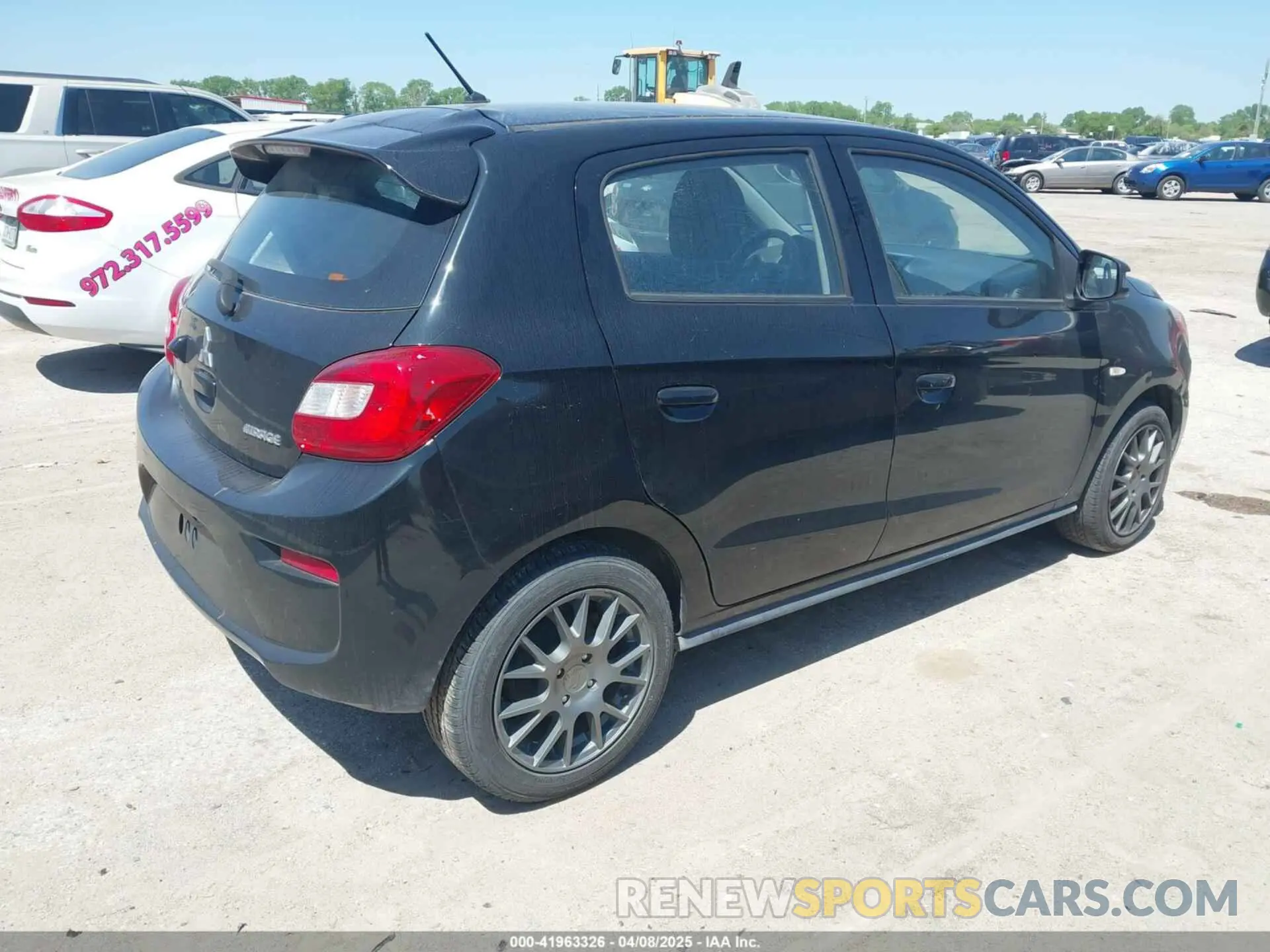 4 Фотография поврежденного автомобиля ML32A3HJ8KH010321 MITSUBISHI MIRAGE 2019