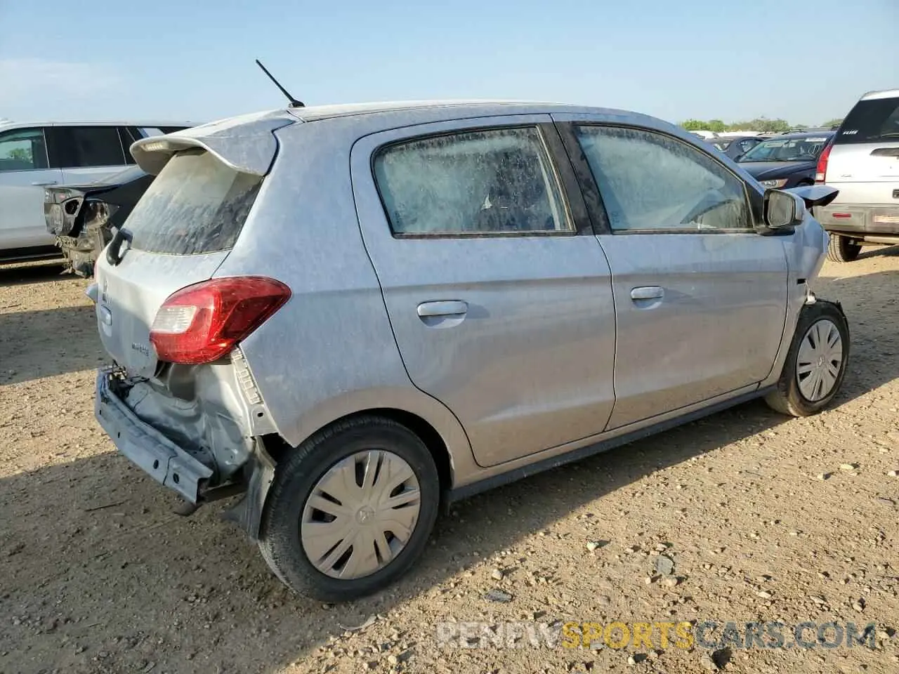 3 Фотография поврежденного автомобиля ML32A3HJ9KH003751 MITSUBISHI MIRAGE 2019
