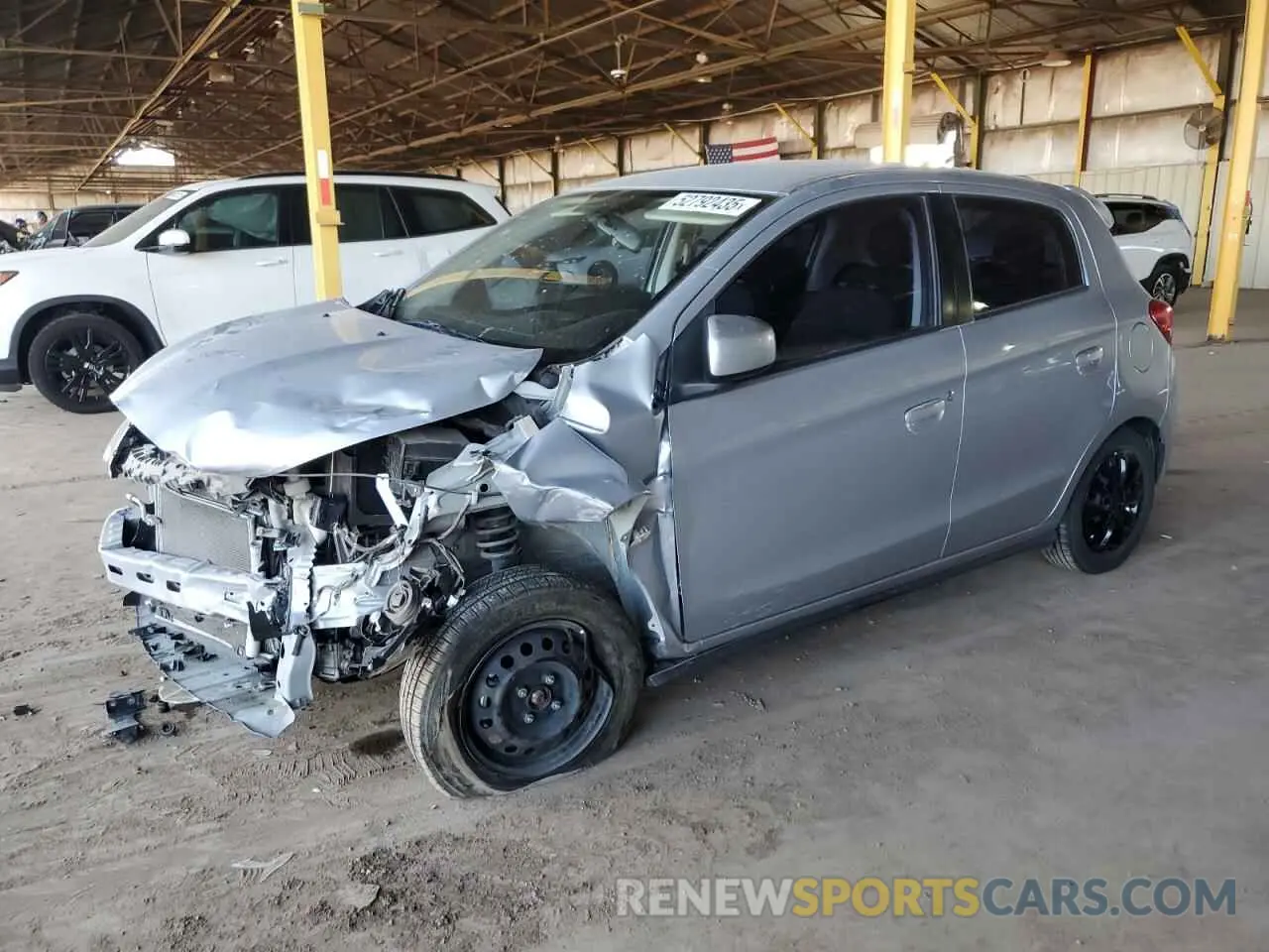 1 Фотография поврежденного автомобиля ML32A3HJ9KH010277 MITSUBISHI MIRAGE 2019