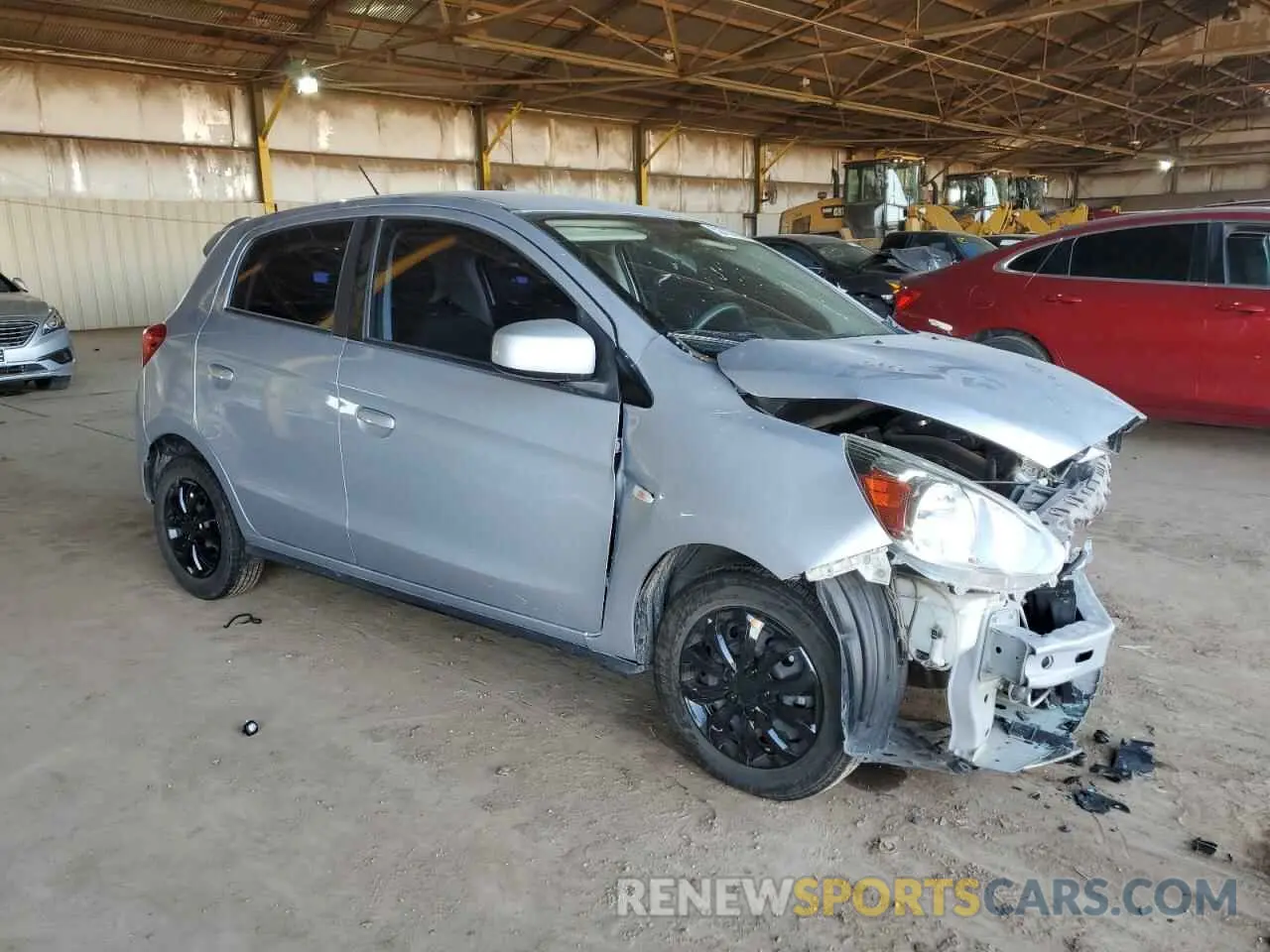 4 Фотография поврежденного автомобиля ML32A3HJ9KH010277 MITSUBISHI MIRAGE 2019
