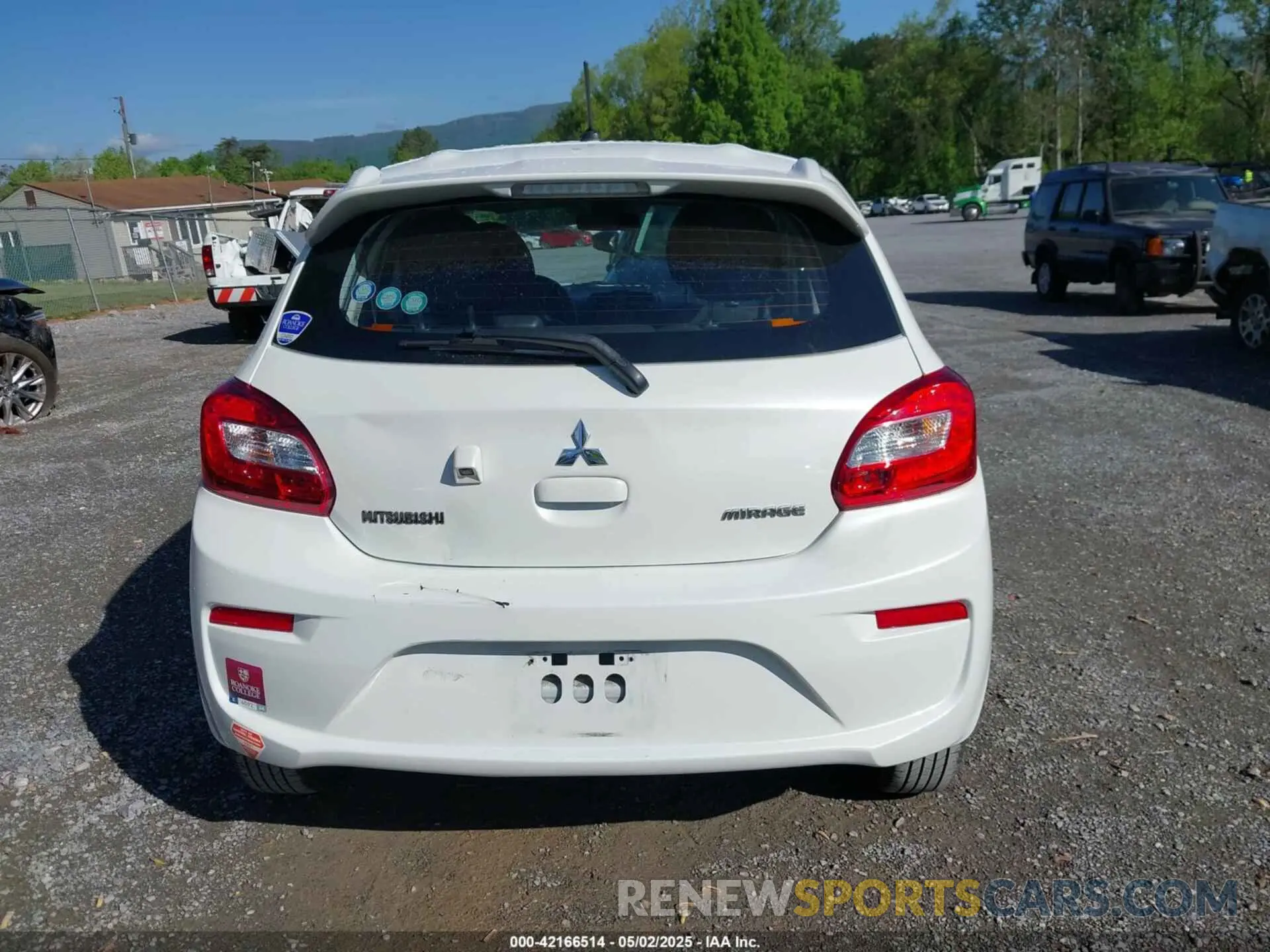 17 Photograph of a damaged car ML32A3HJXKH011048 MITSUBISHI MIRAGE 2019