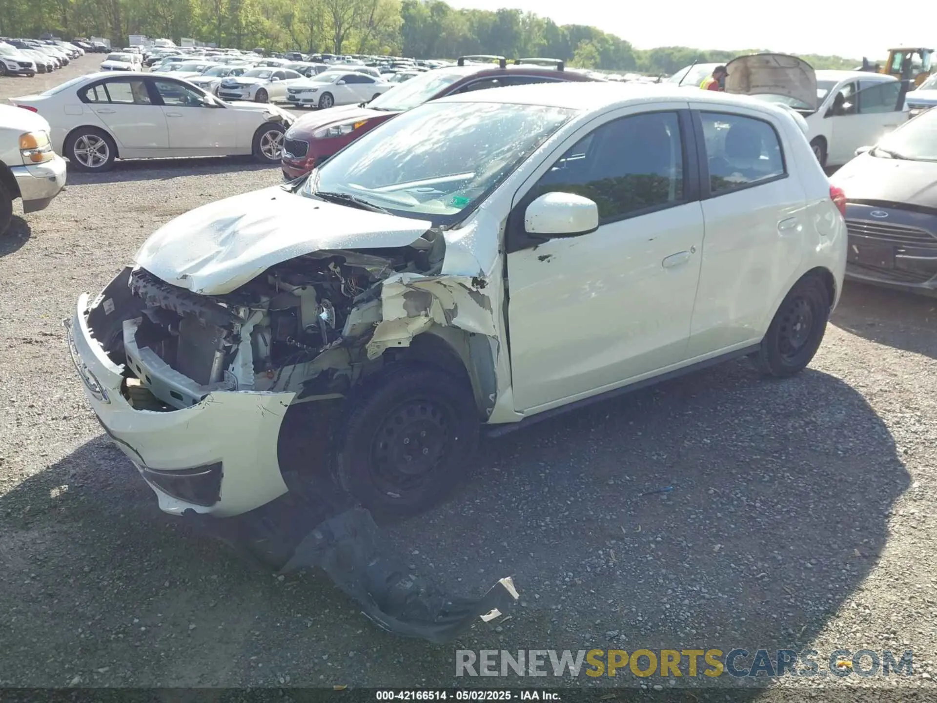 2 Photograph of a damaged car ML32A3HJXKH011048 MITSUBISHI MIRAGE 2019
