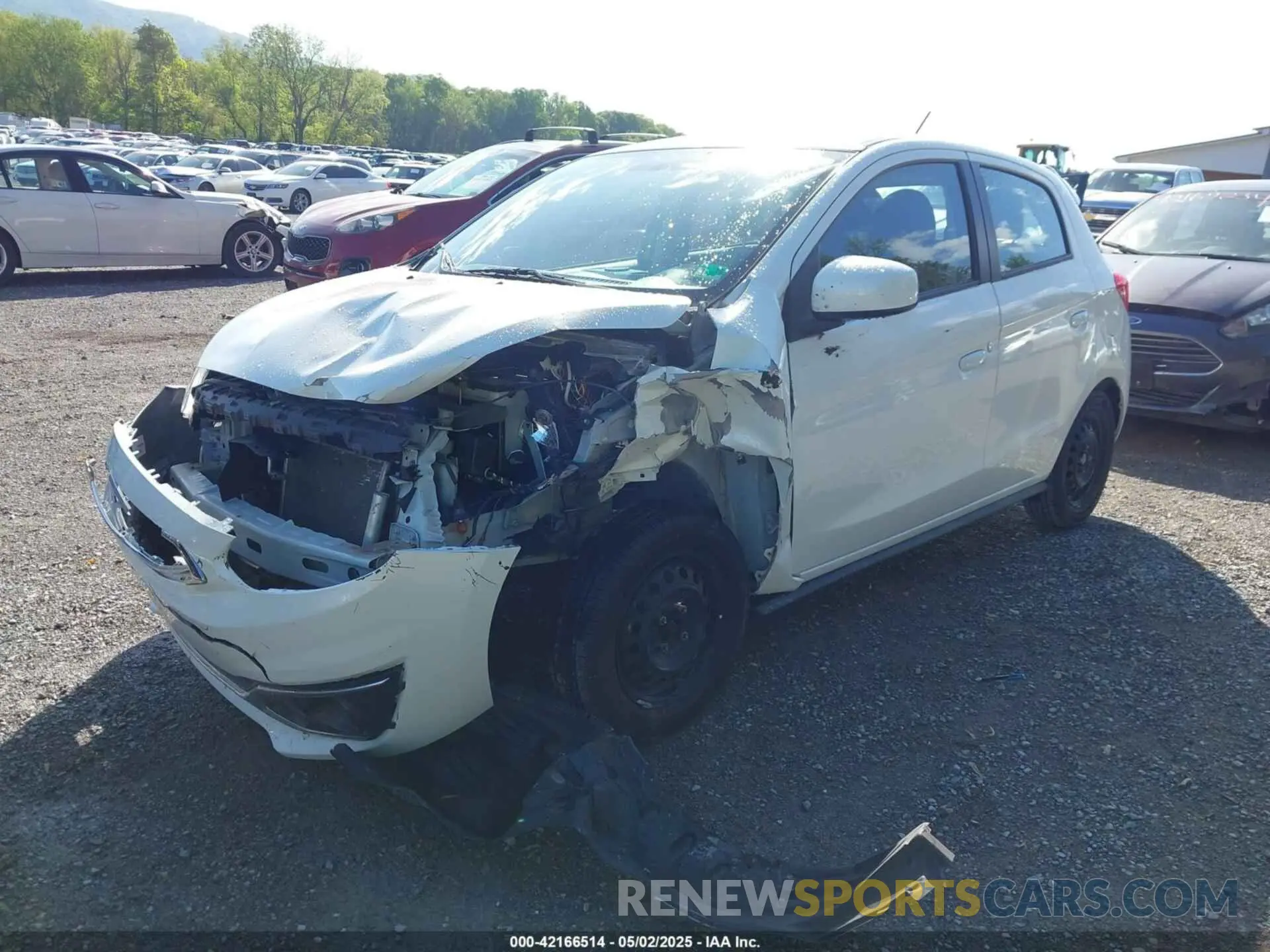 6 Photograph of a damaged car ML32A3HJXKH011048 MITSUBISHI MIRAGE 2019